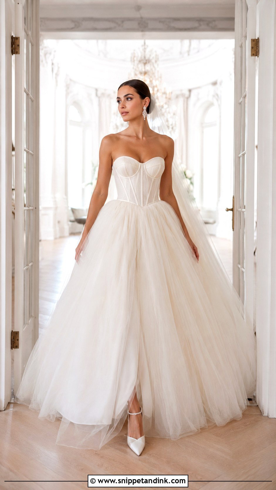 Corset Wedding Dress With Full Skirt - Snippet and Ink - 25 Special Wedding Dress Ideas