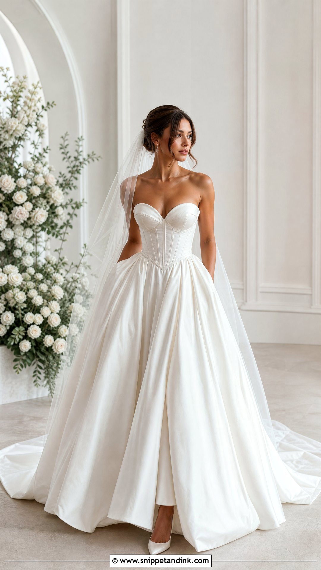 Corset Wedding Dress With Full Skirt - Snippet and Ink - 25 Gorgeous Wedding Dress Ideas