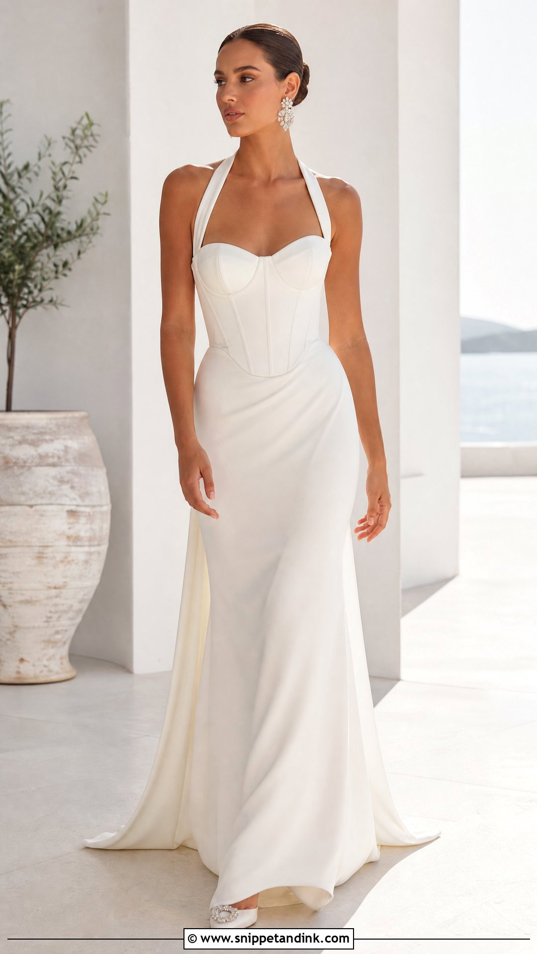 Corset Wedding Dress With Halter Neck - Snippet and Ink - 25 Wedding Dress with Corset Ideas