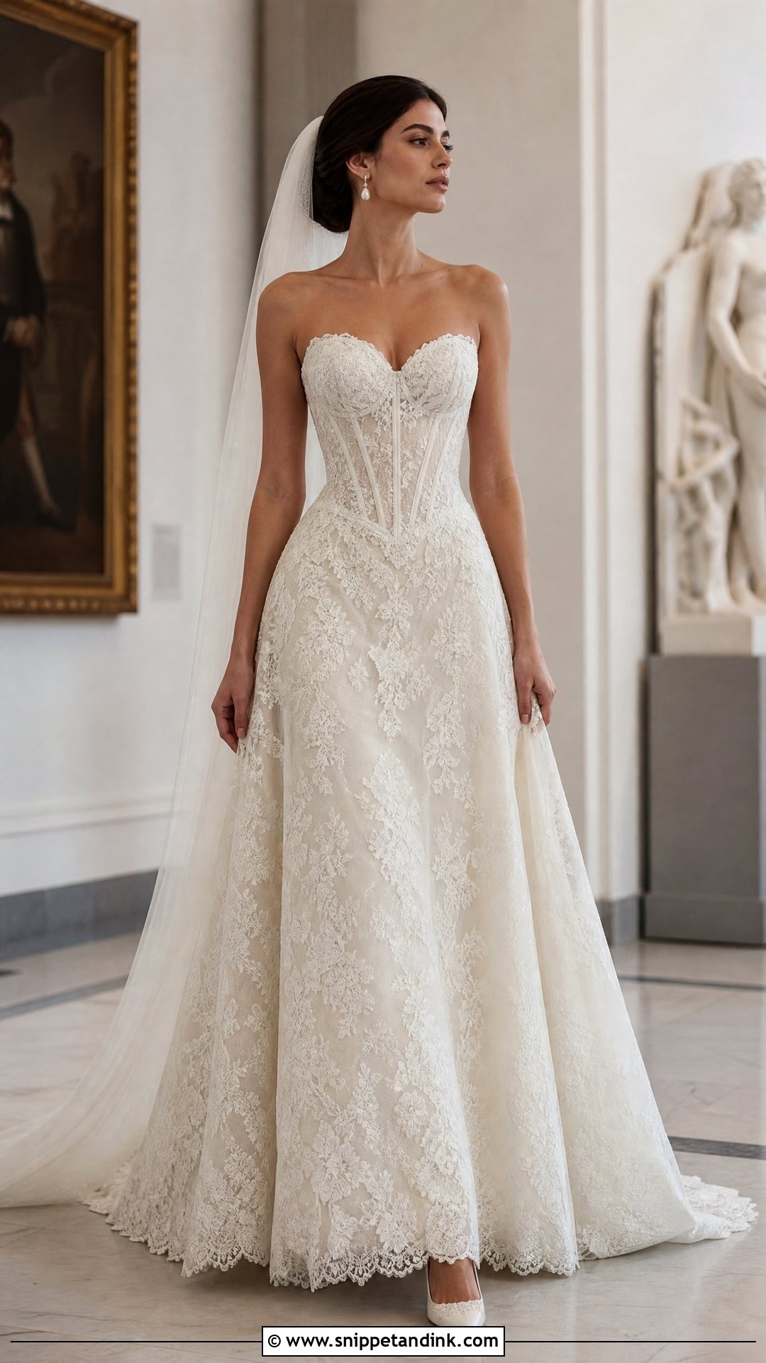 Corset Wedding Dress With Lace Overlay - Snippet and Ink - 20 Wedding Dress with Lace Overlay Ideas