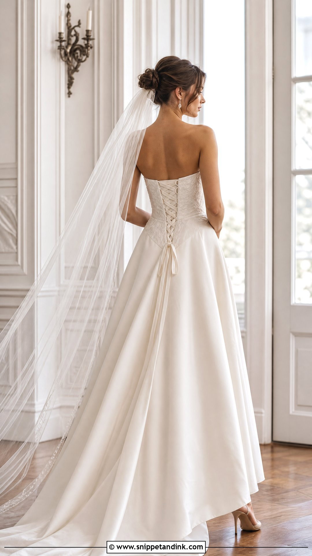Corset Wedding Dress With Lace Up Back - Snippet and Ink - 25 Wedding Dress with Corset Ideas