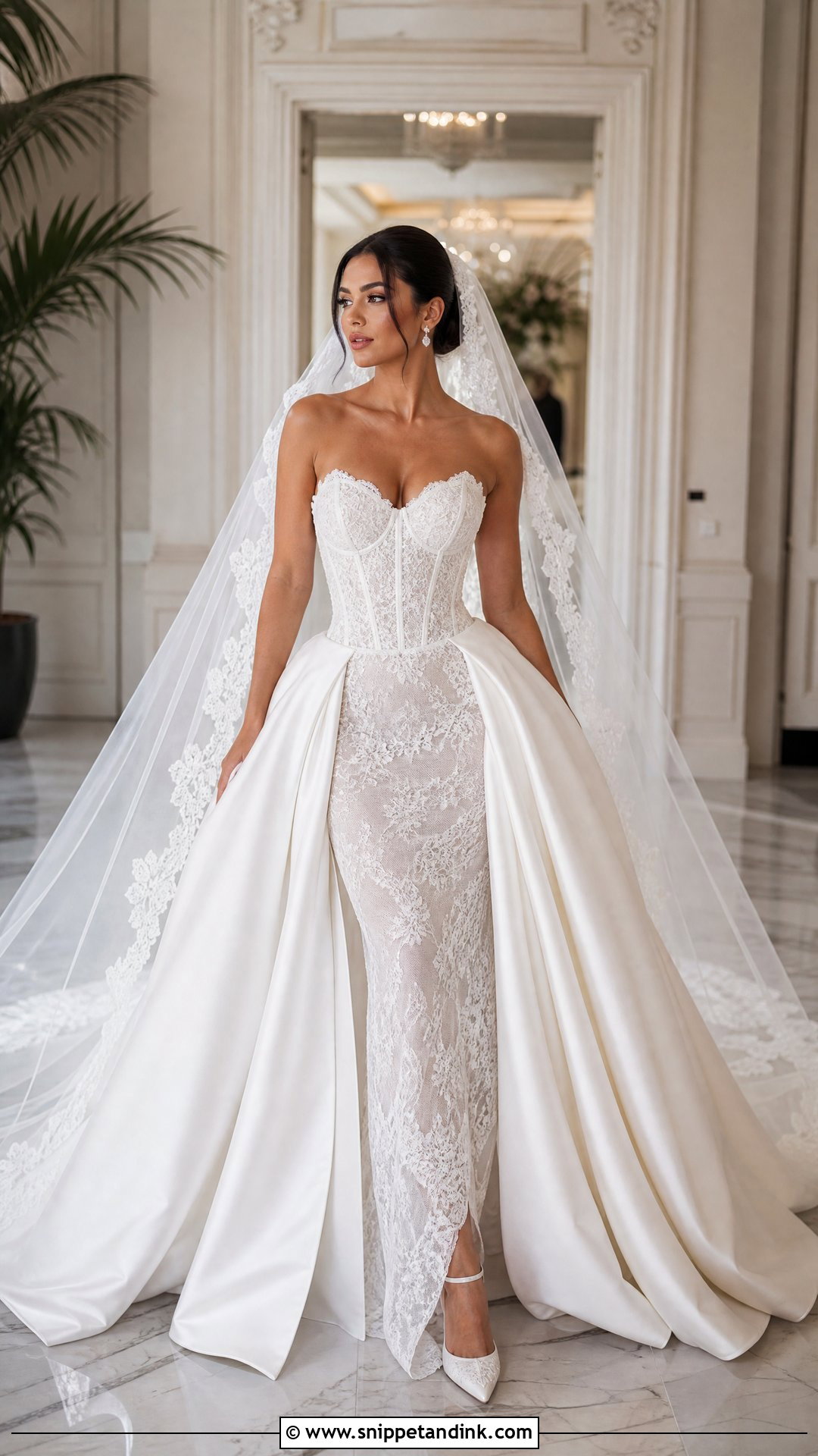 Corset Wedding Dress With Overskirt - Snippet and Ink - 25 Wedding Dress with Corset Ideas
