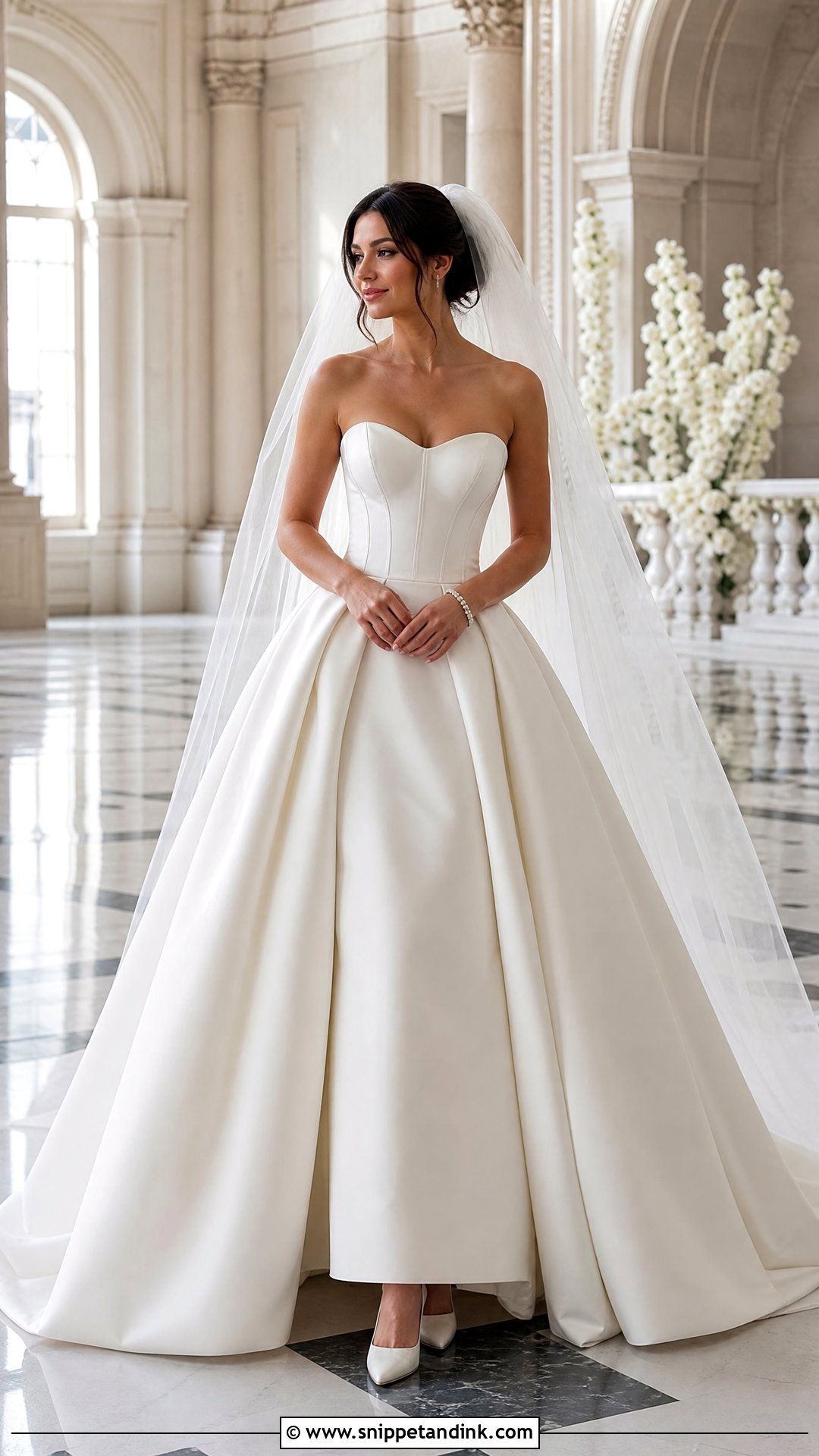 Corset Wedding Dress With Removable Ball Gown Skirt - Snippet and Ink - 20 Removable Skirt Wedding Dress Ideas