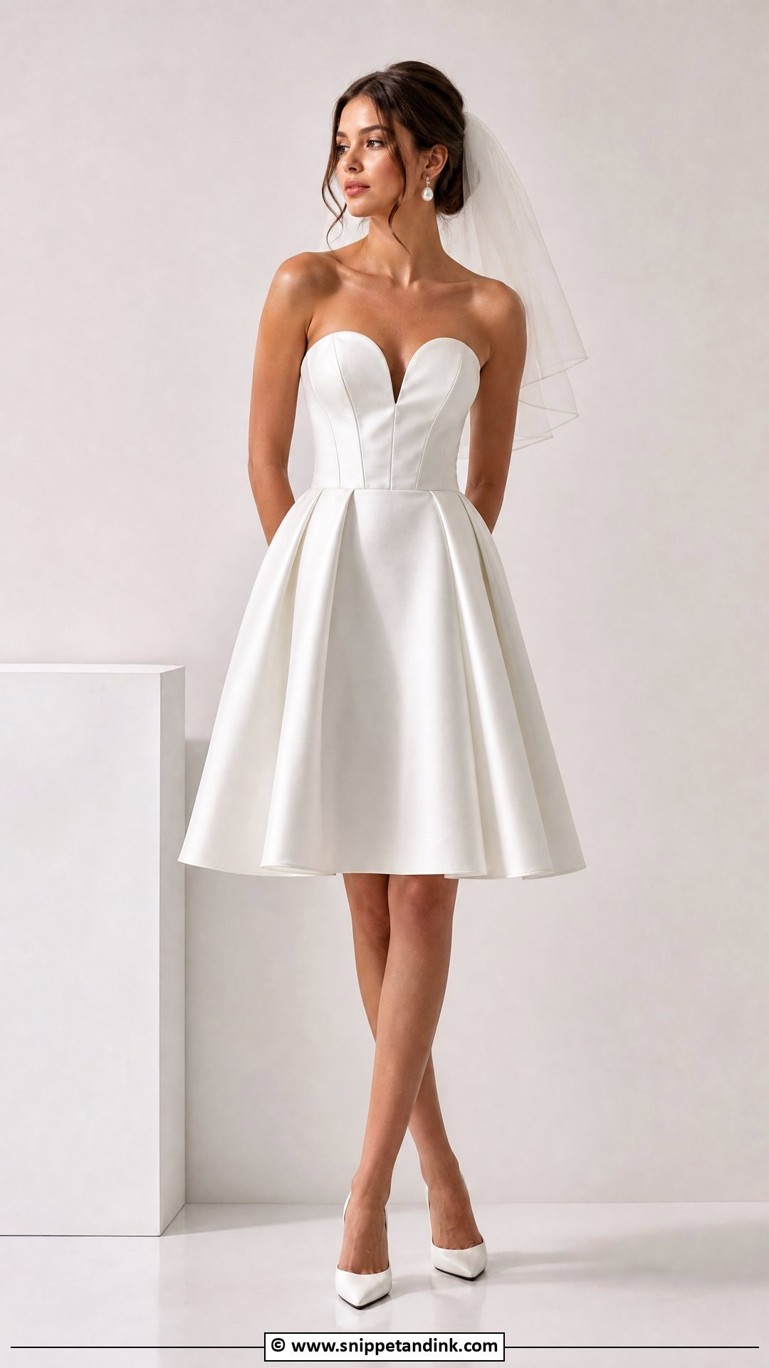 Corset Wedding Dress With Short Skirt - Snippet and Ink - 35 Corset Wedding Dress Ideas
