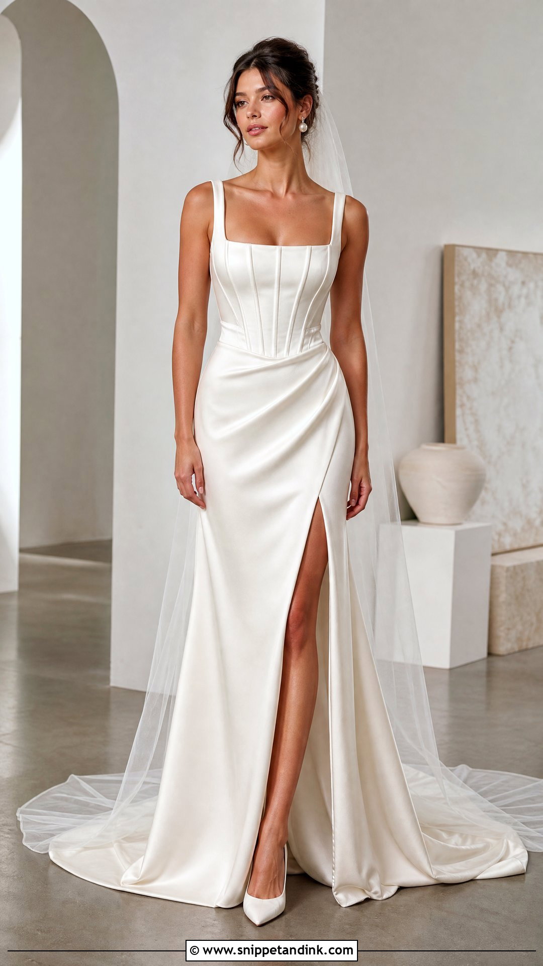 Corset Wedding Dress With Square Neckline - Snippet and Ink - 25 Wedding Dress with Corset Ideas