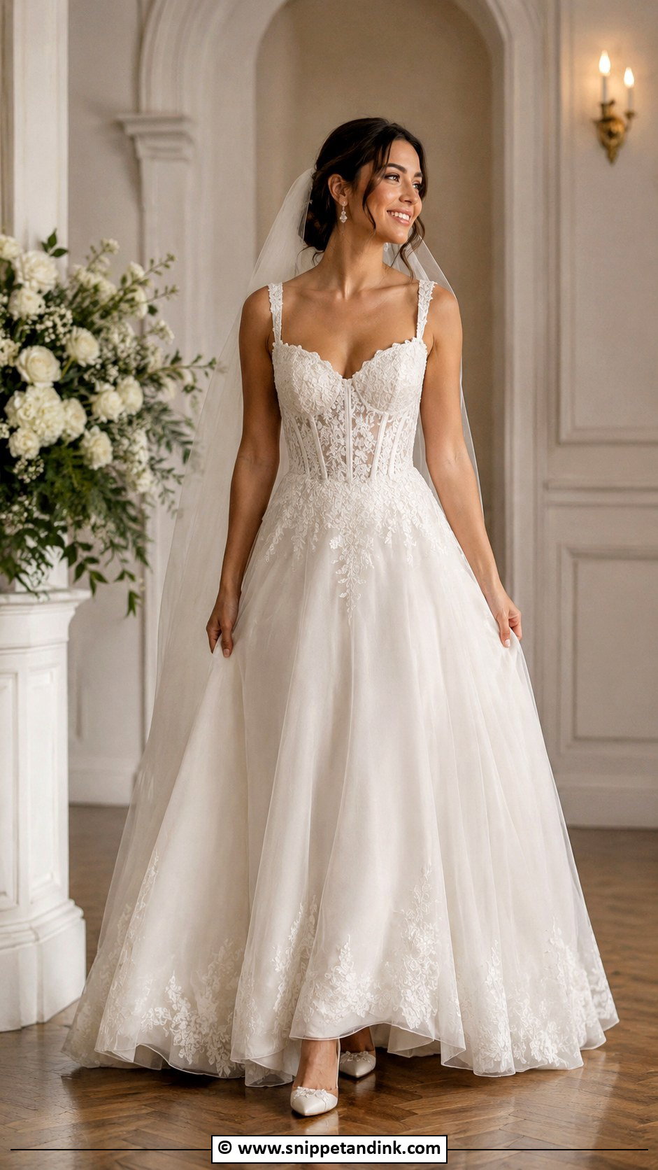 Corset Wedding Dress With Straps - Snippet and Ink - 25 Wedding Dresses with Straps