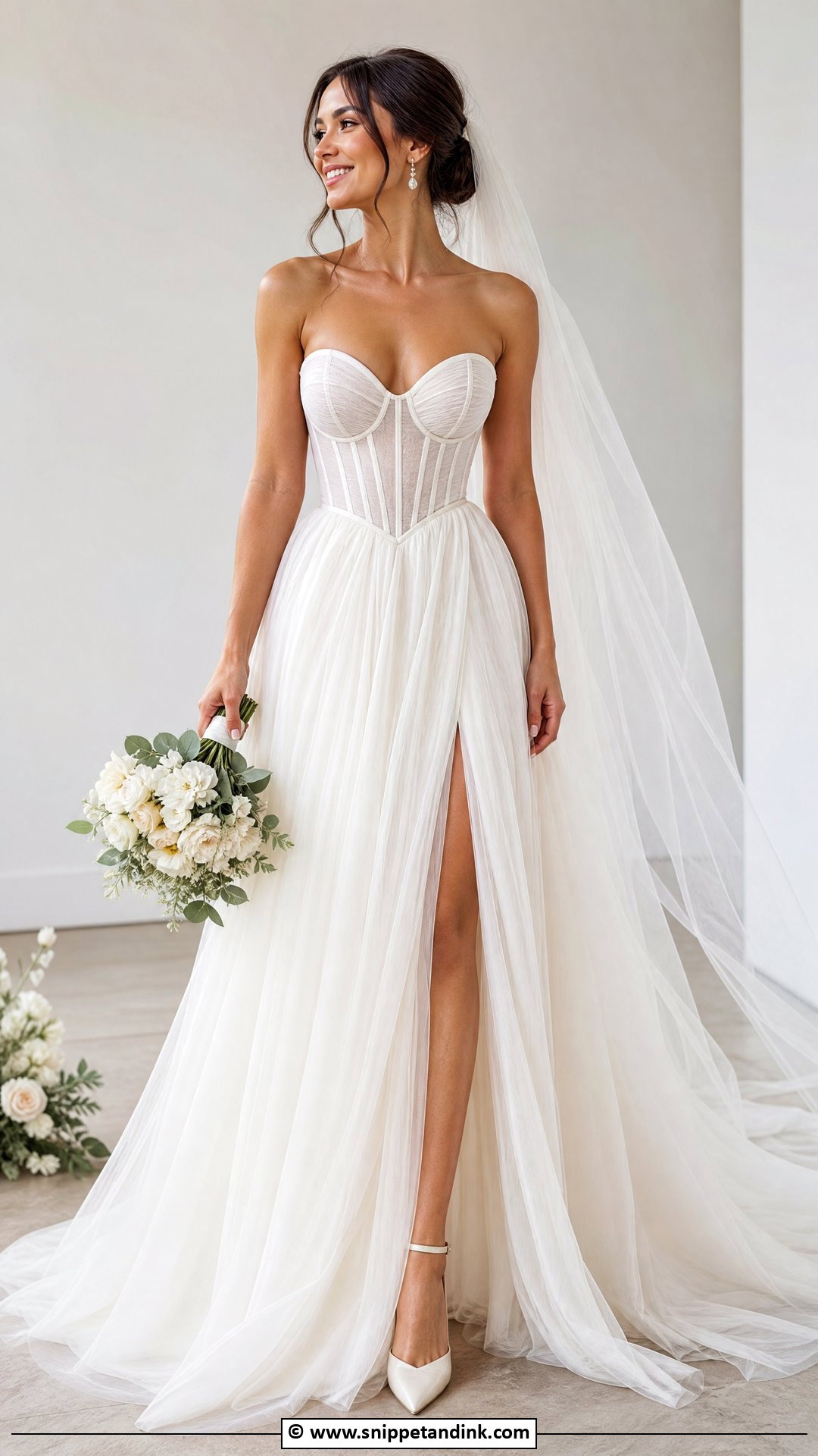 Corset Wedding Dress With Sweetheart Neckline - Snippet and Ink - 35 Corset Wedding Dress Ideas