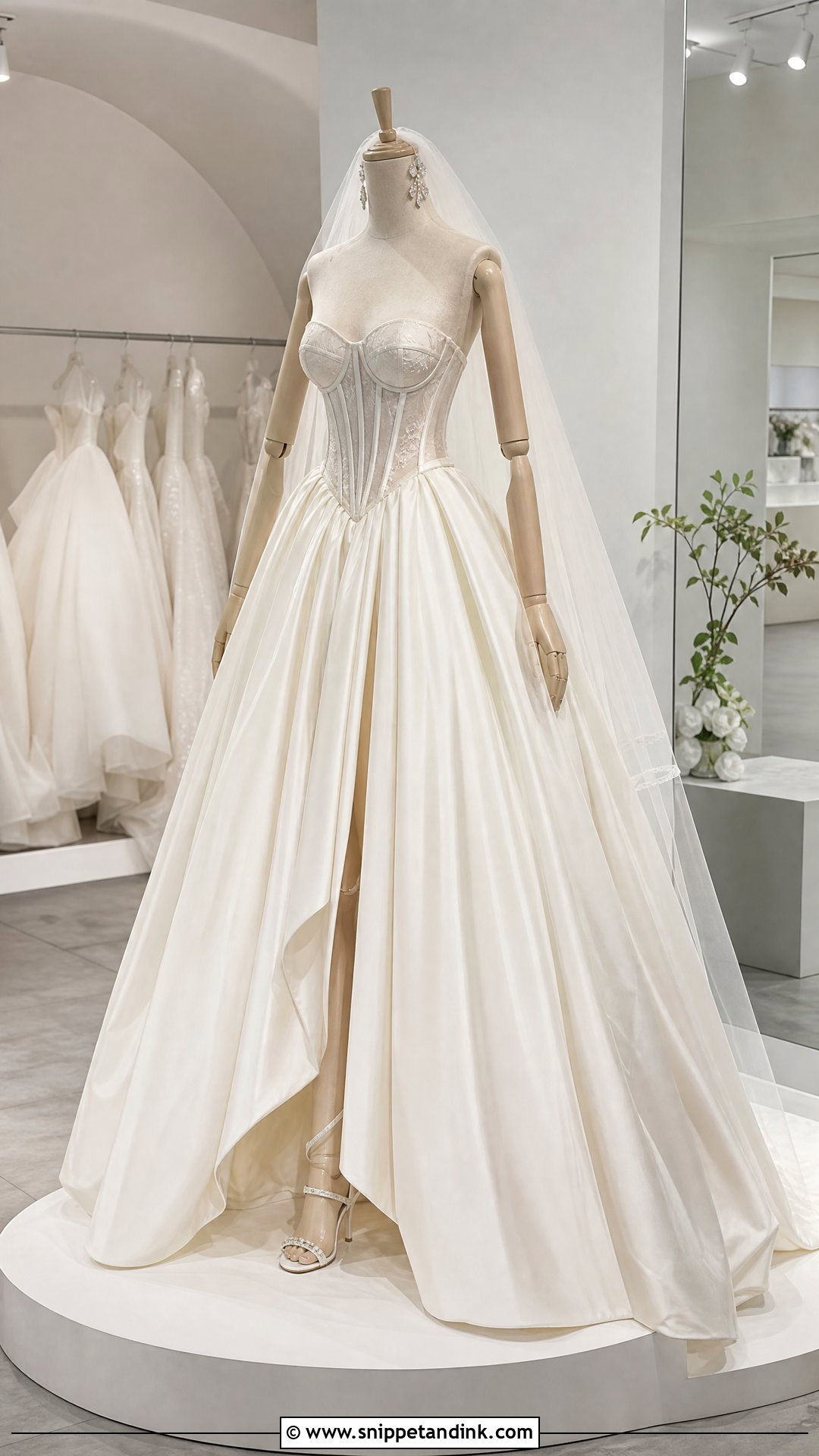Corset Wedding Dress on Mannequin - Snippet and Ink - 20 Wedding Dress on Mannequin Ideas