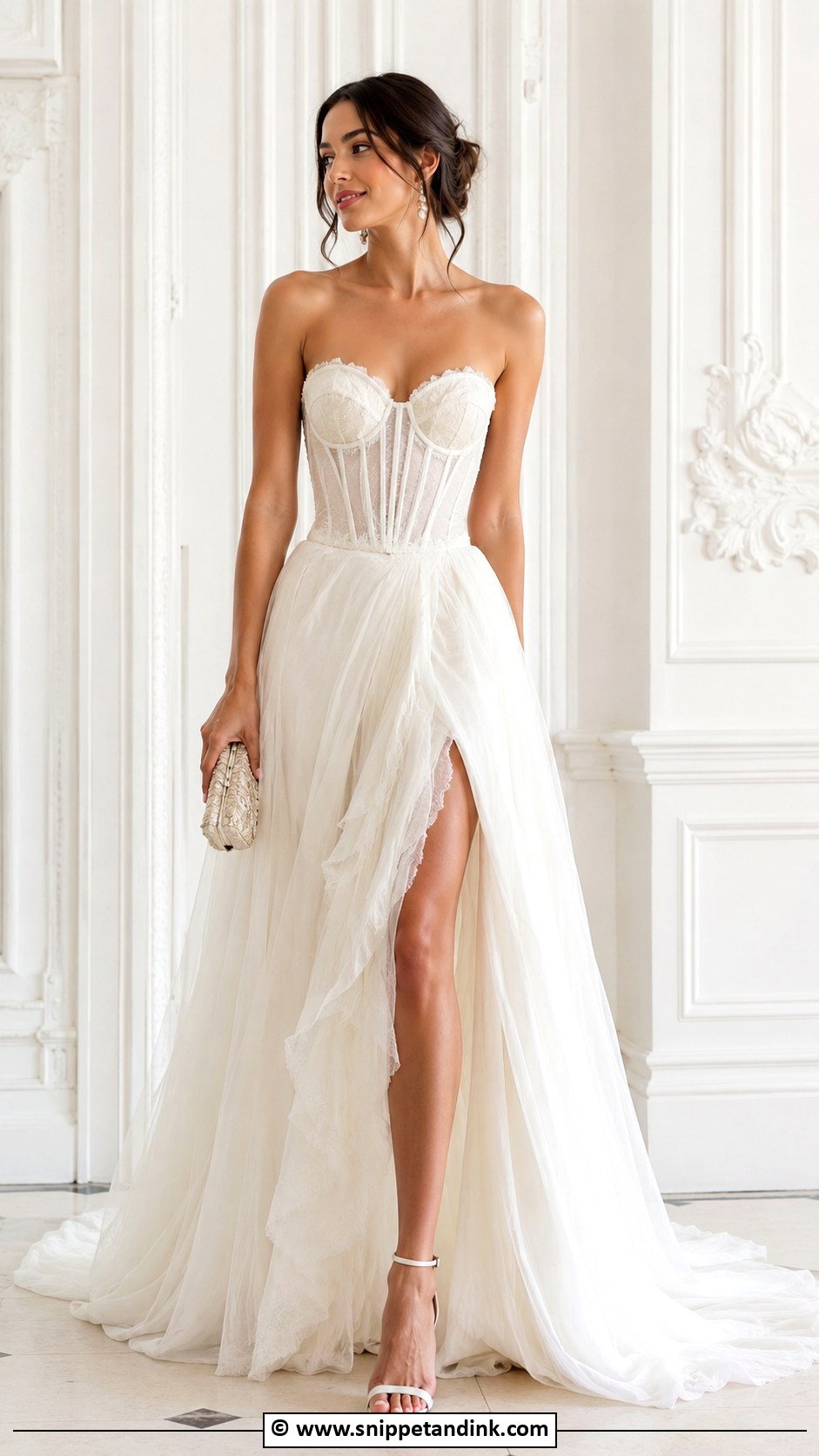 Corset Wedding Frock - Snippet and Ink - 30 Wedding Frock Designs