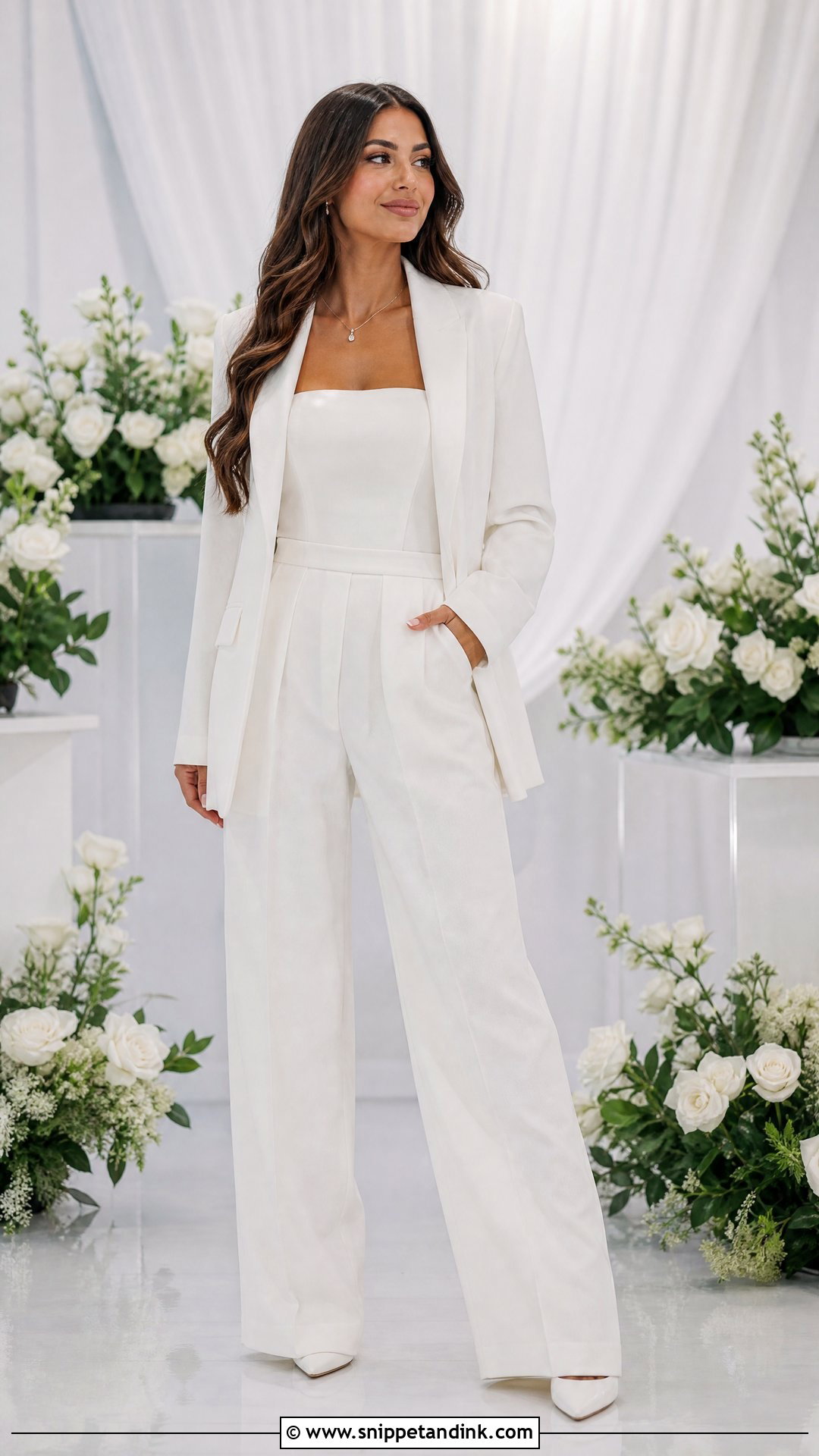 Corset Wedding Pantsuit For Bride - Snippet and Ink - 25 Wedding Pantsuit the Bride Ideas