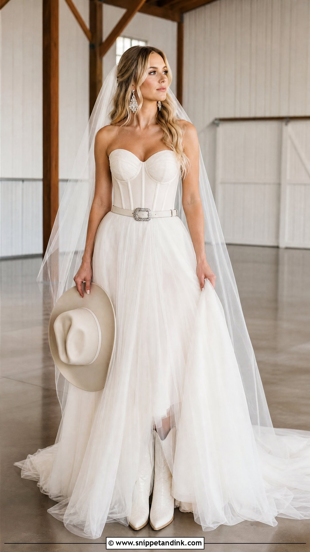 Corset Western Wedding Dress - Snippet and Ink - 20 Western Wedding Dress Ideas