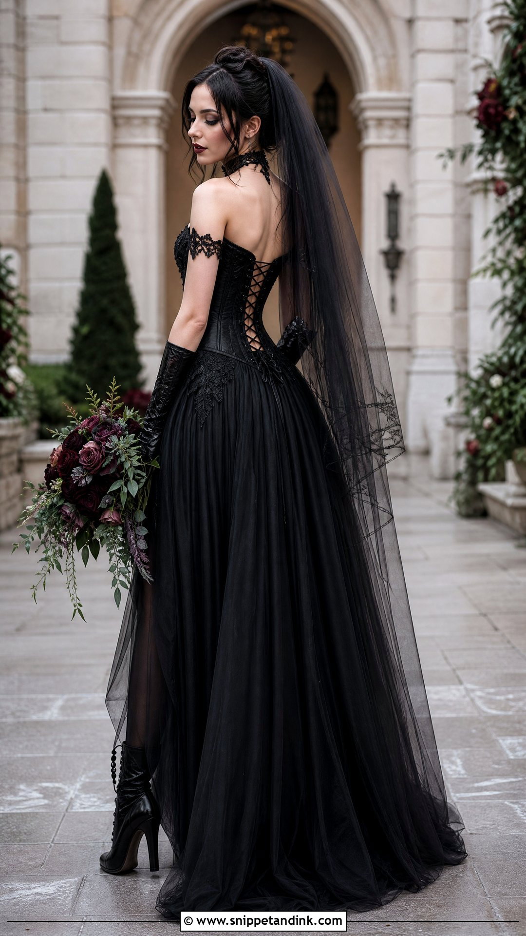 Corset Witch Wedding Dress - Snippet and Ink - 25 Witch Wedding Dress Ideas