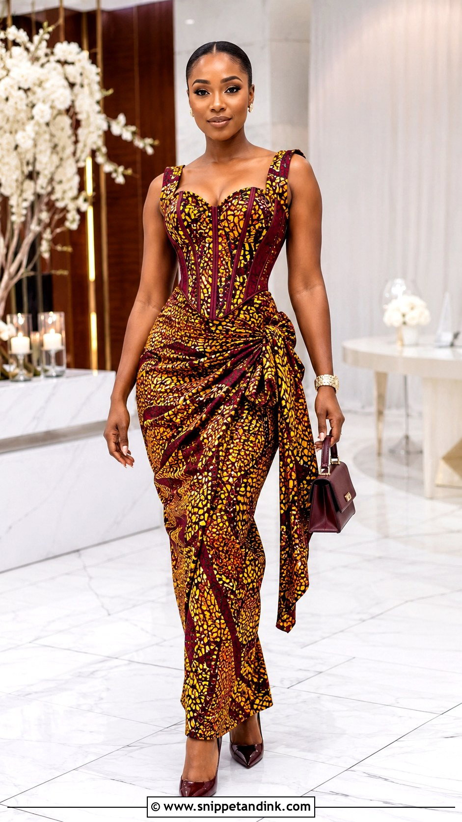 Corset Wrapper Gown - Snippet and Ink - 20 Wrapper Gown Ideas