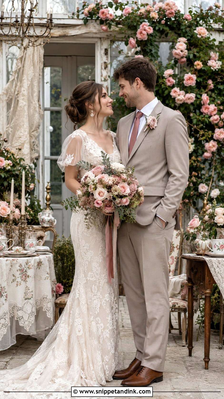 Cottage Core Antique Rose Wedding - Snippet and Ink - 20 Cottage Core Wedding Aesthetic Ideas
