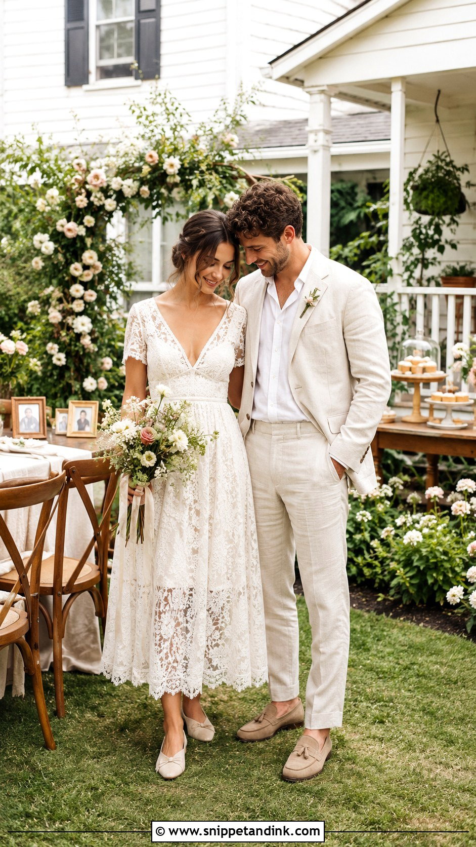 Cottage Core Backyard Wedding - Snippet and Ink - 20 Cottage Core Wedding Aesthetic Ideas