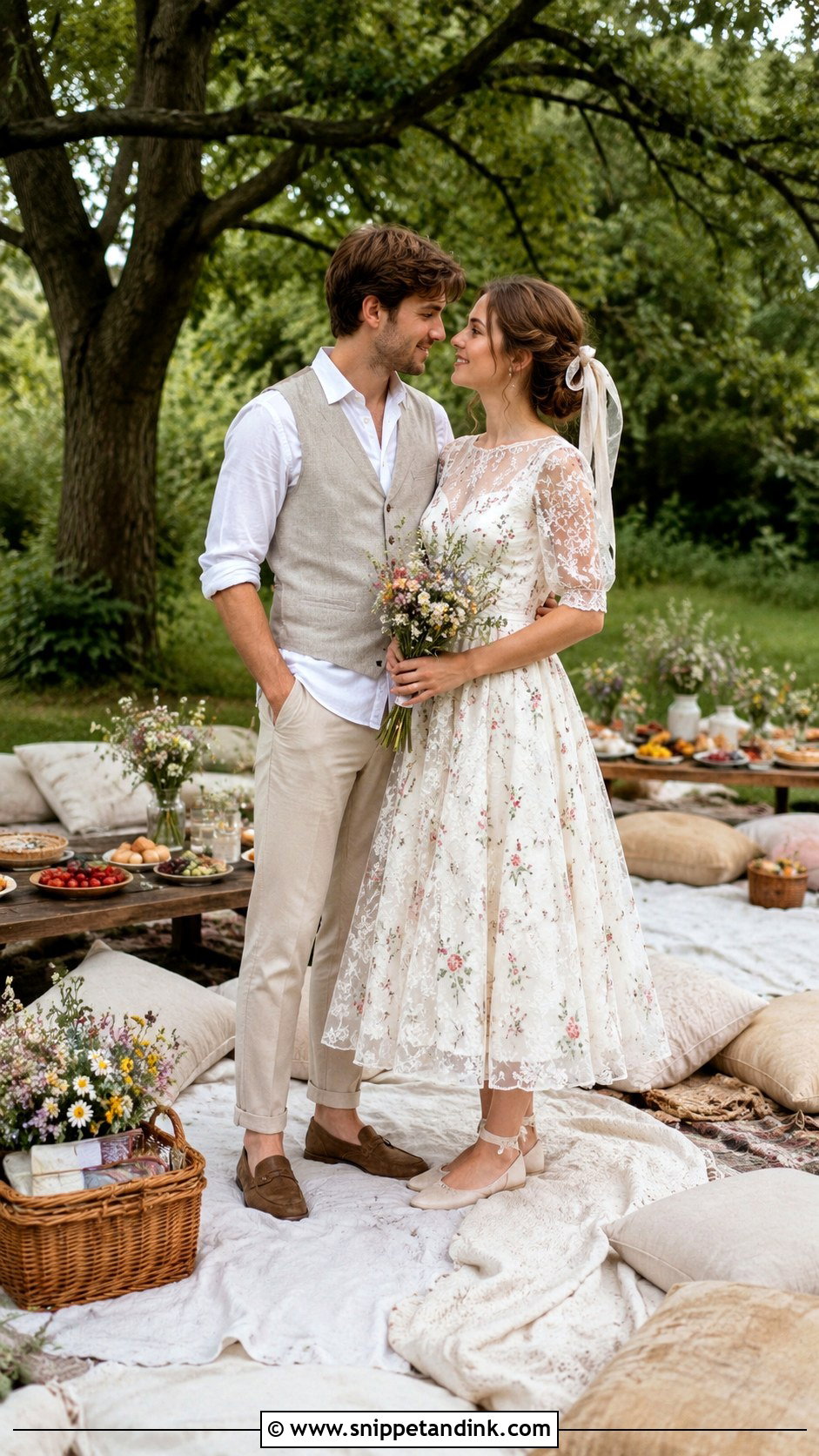 Cottage Core Picnic Wedding - Snippet and Ink - 20 Cottage Core Wedding Aesthetic Ideas