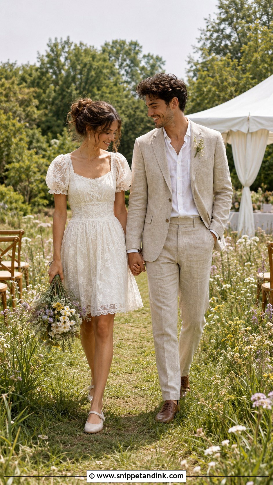 Cottage Core Summer Meadow Wedding - Snippet and Ink - 20 Cottage Core Wedding Aesthetic Ideas