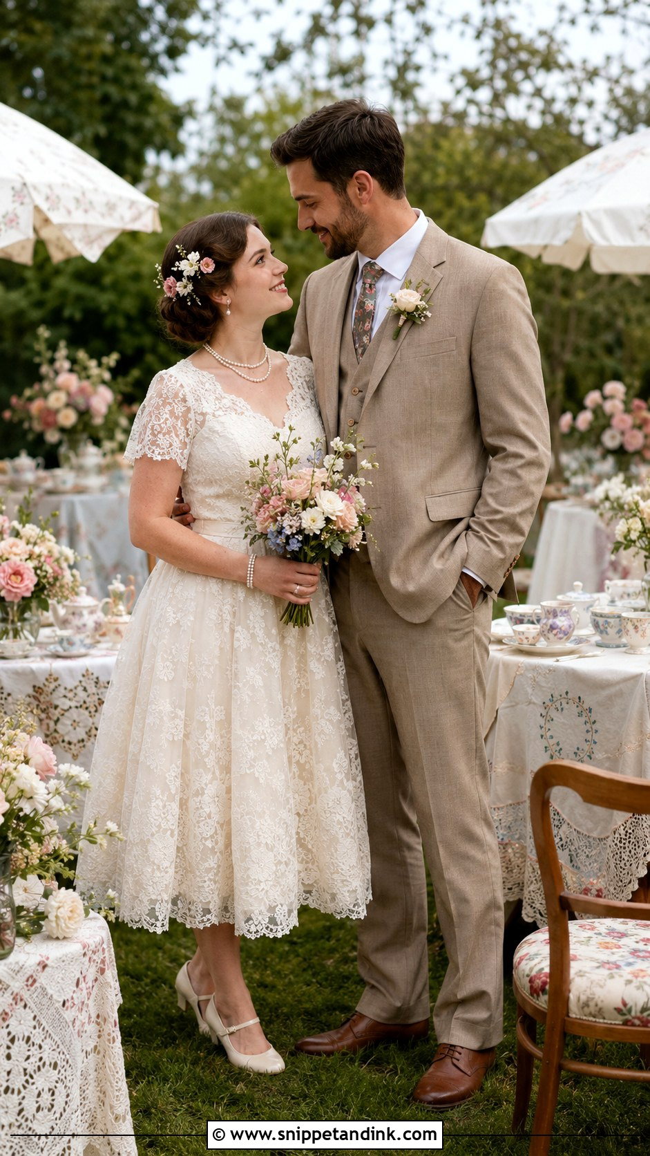Cottage Core Vintage Tea Party Wedding - Snippet and Ink - 20 Cottage Core Wedding Aesthetic Ideas