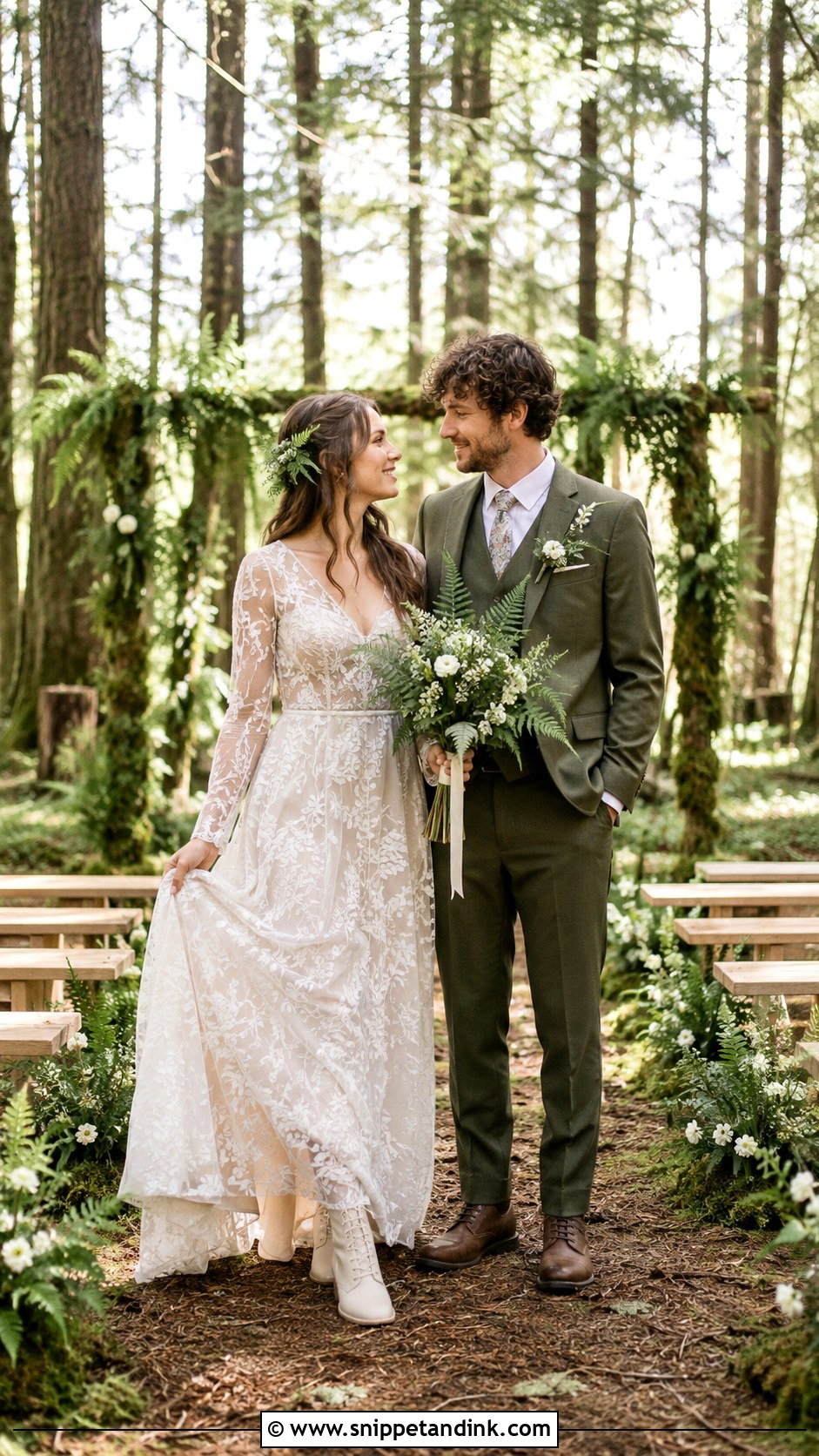 Cottage Core Woodland Wedding - Snippet and Ink - 20 Cottage Core Wedding Aesthetic Ideas