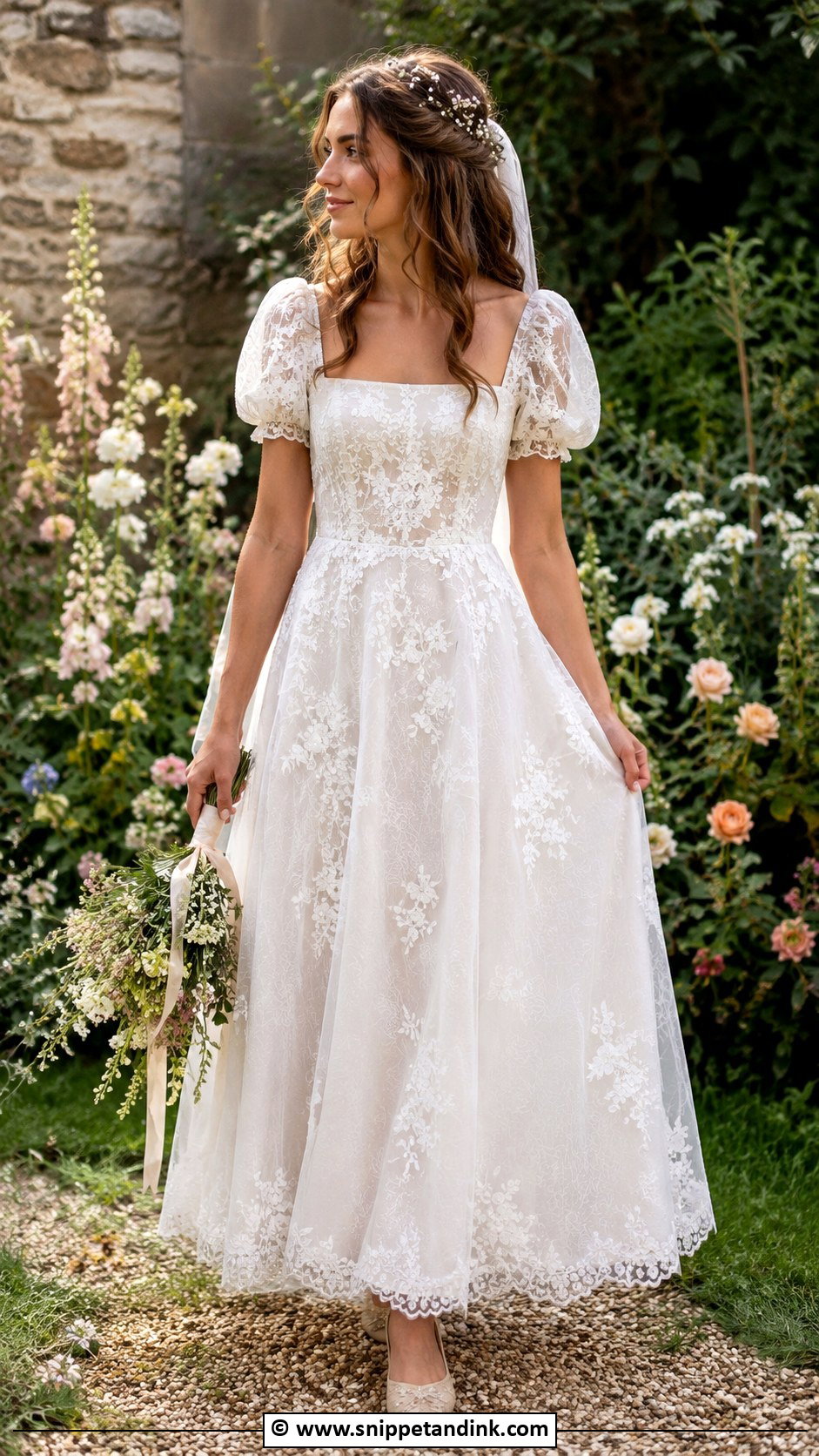Cottagecore Fairytale Wedding Dress - Snippet and Ink - 30 Fairytale Wedding Dress Ideas