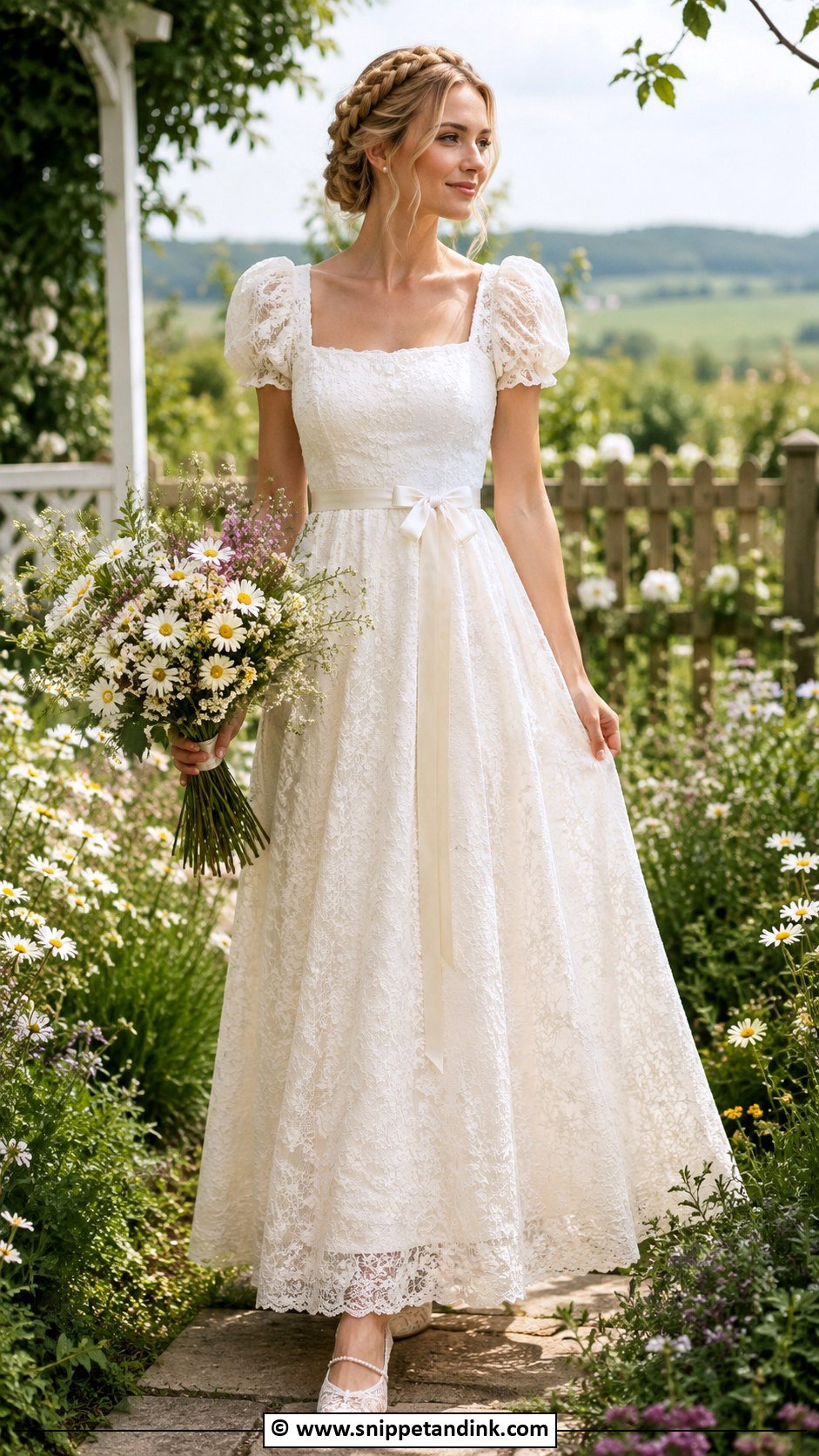 Cottagecore Fantasy Wedding Dress - Snippet and Ink - 30 Fantasy Wedding Dress Ideas