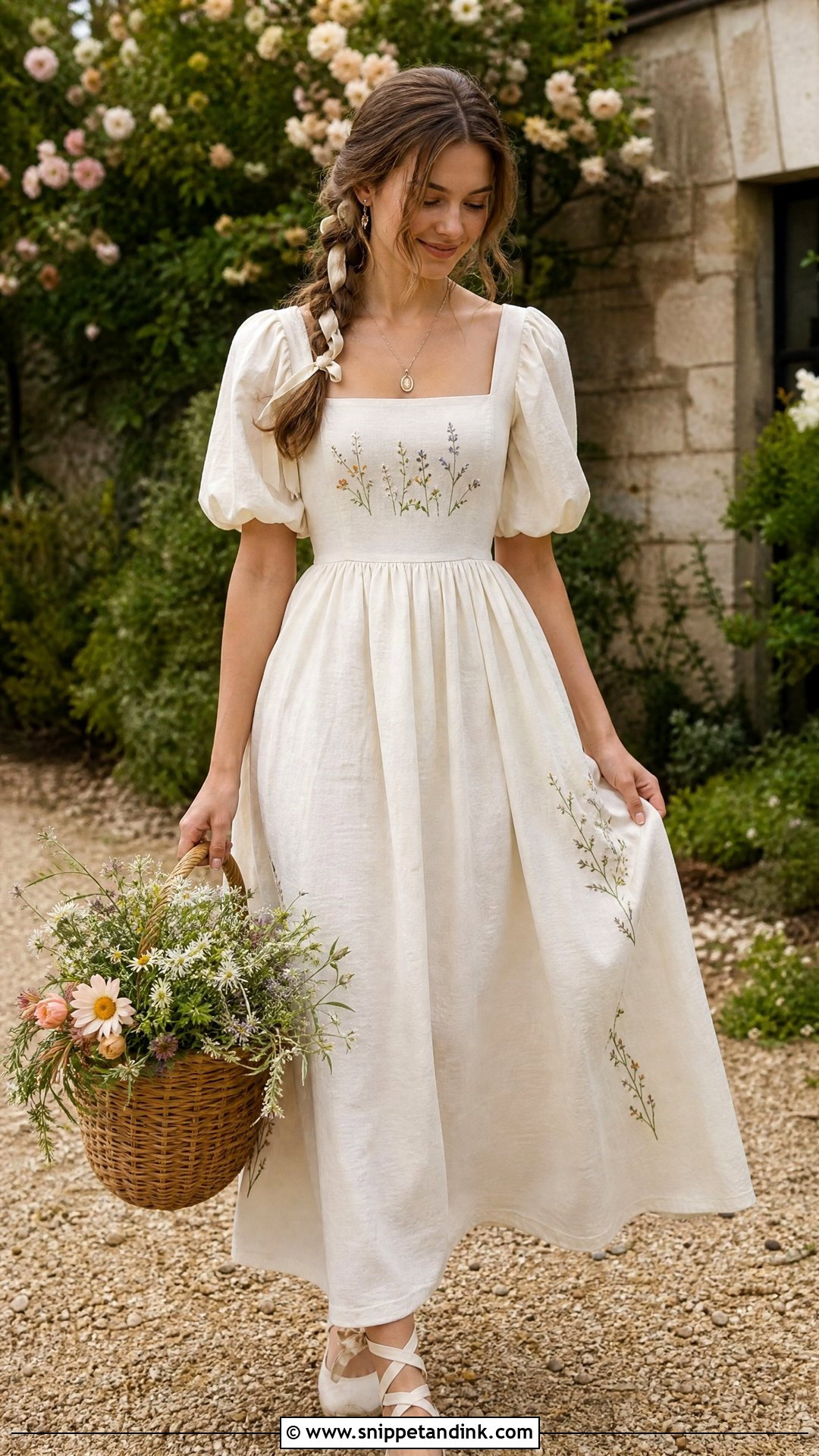 Cottagecore Indie Wedding Dress - Snippet and Ink - 25 Indie Wedding Dress Ideas