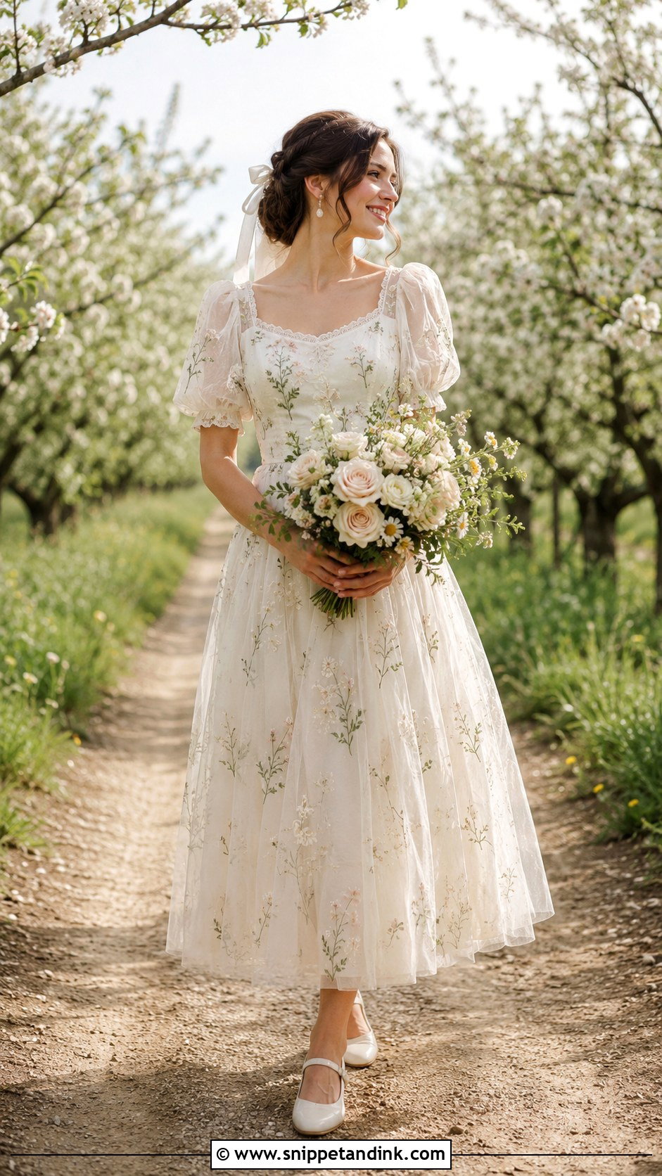 Cottagecore Nature Wedding Dress - Snippet and Ink - 25 Nature Wedding Dress Ideas