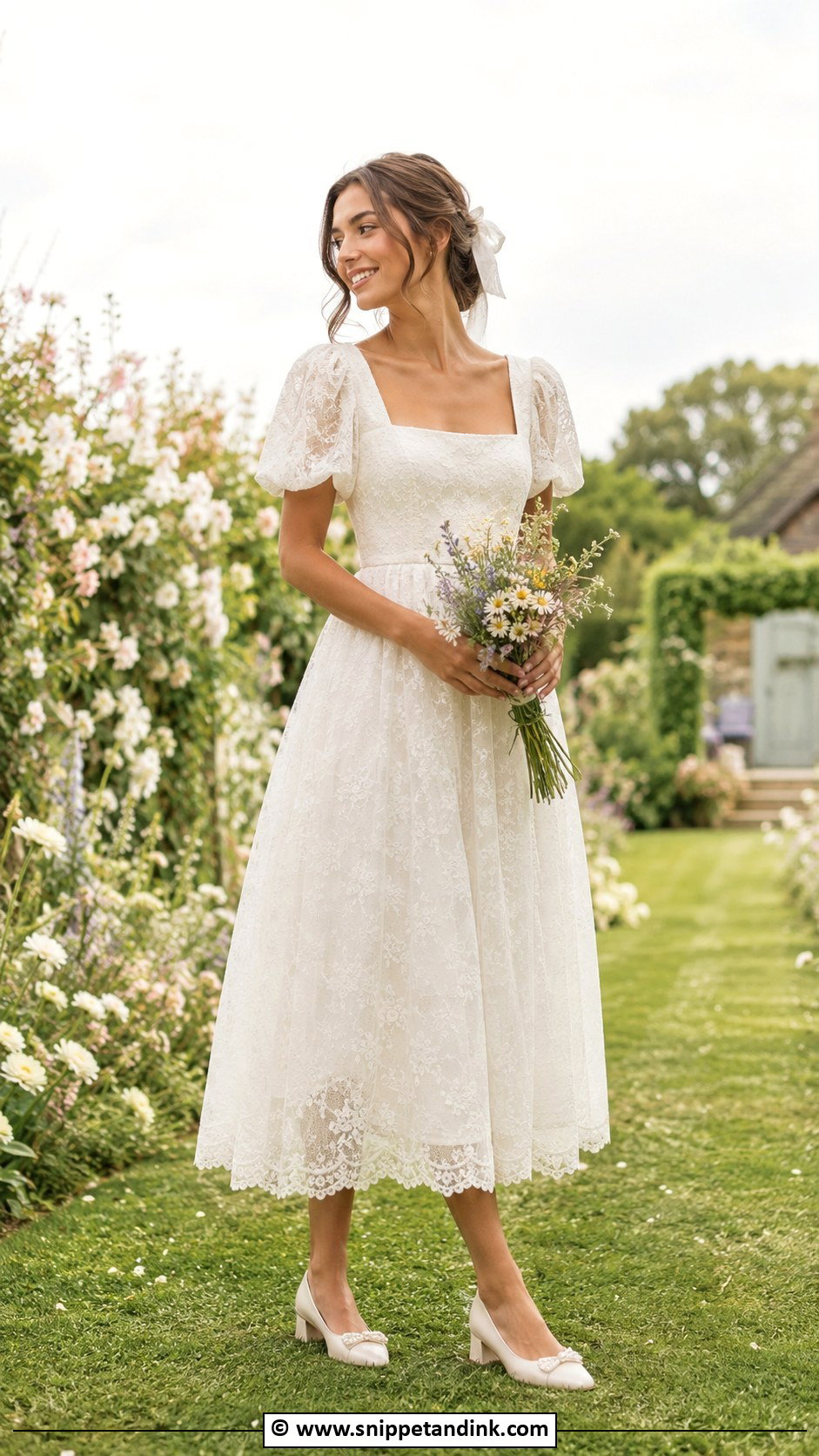 Cottagecore Wedding Dress - Snippet and Ink - 35 Whimsical Wedding Dress Ideas