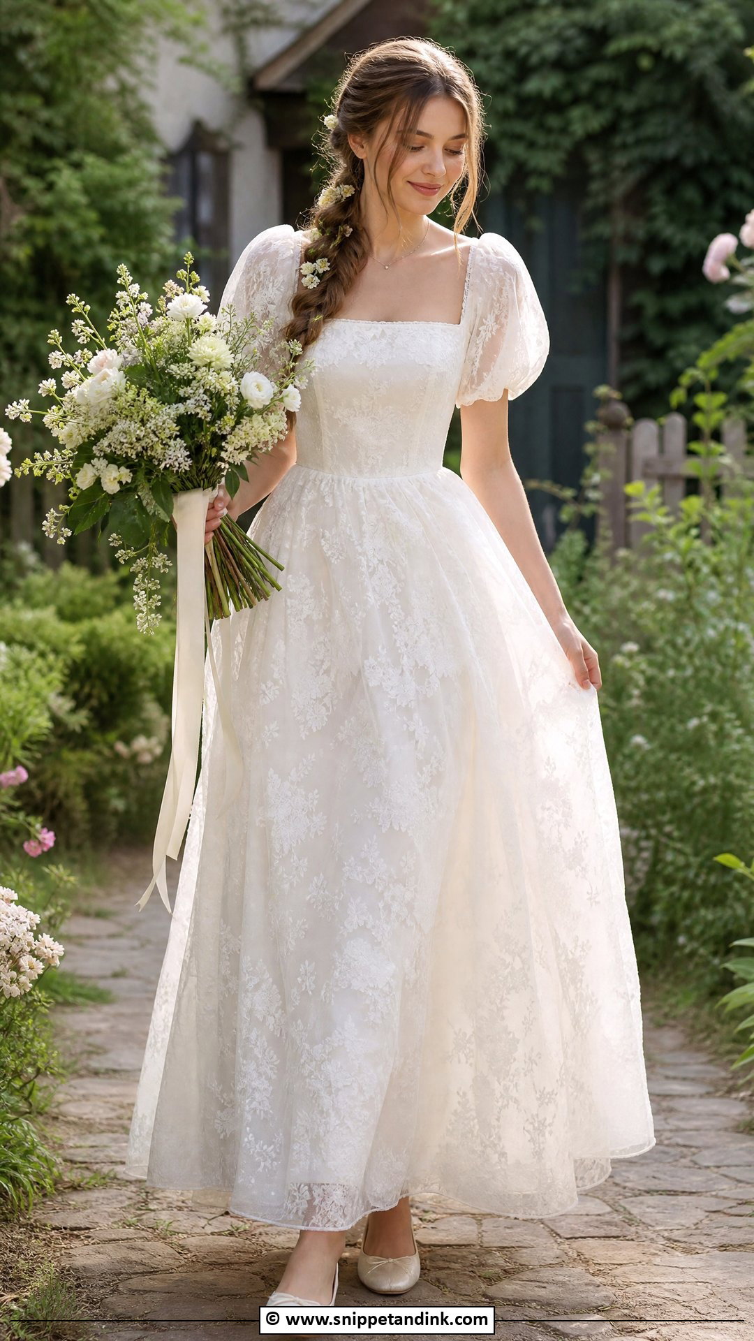 Cottagecore Wedding Dress - Snippet and Ink - 35 Ethereal Wedding Dress Ideas