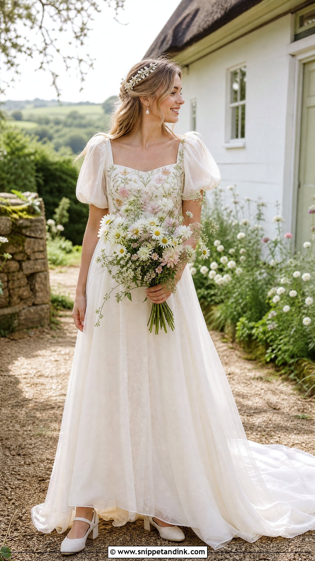 Cottagecore Wedding Gown - Snippet and Ink - 20 Wedding Gown Aesthetic Ideas