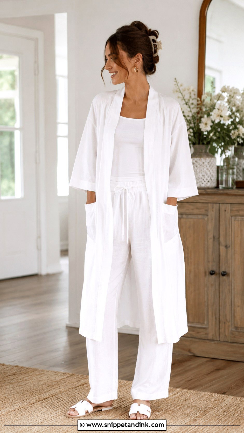 Cotton Bridal Kimono Outfit - Snippet and Ink - 20 Bride Kimono Ideas
