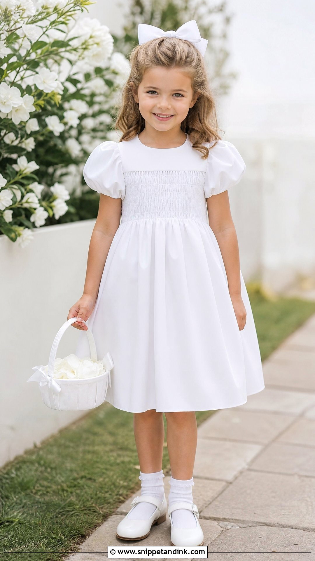 Cotton Flower Girl Dress - Snippet and Ink - 25 Flowergirls Wedding Dresses