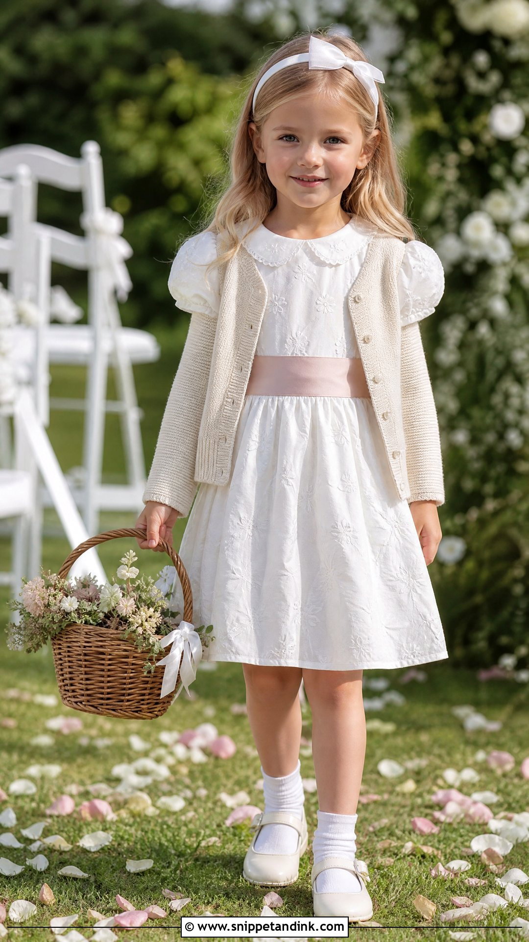 Cotton Flower Girl Wedding Dress - Snippet and Ink - 20 Wedding Dress for Kids Girl Ideas