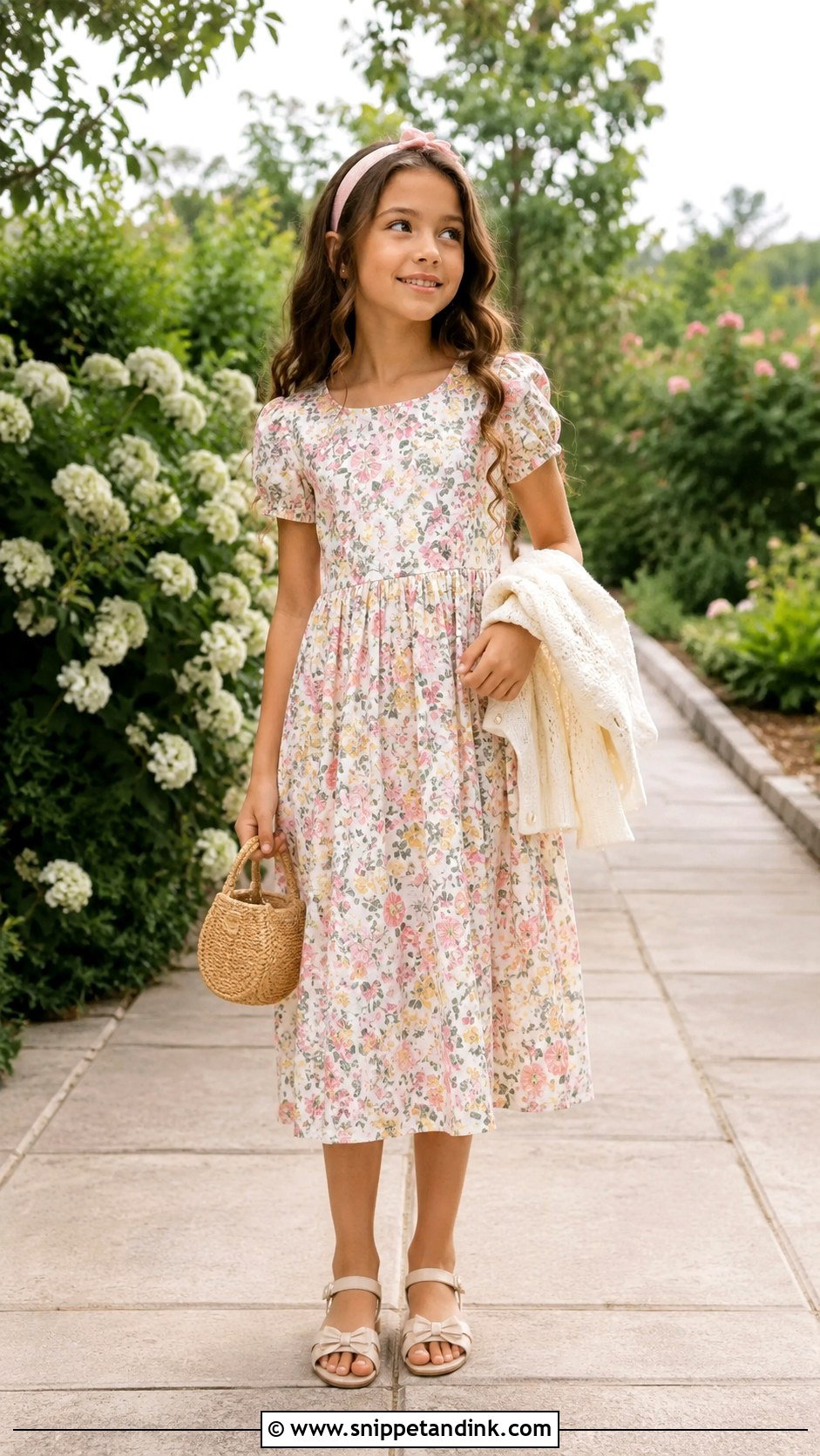 Cotton Garden Girl Wedding Dress - Snippet and Ink - 20 Drees Design for Girl Wedding Ideas