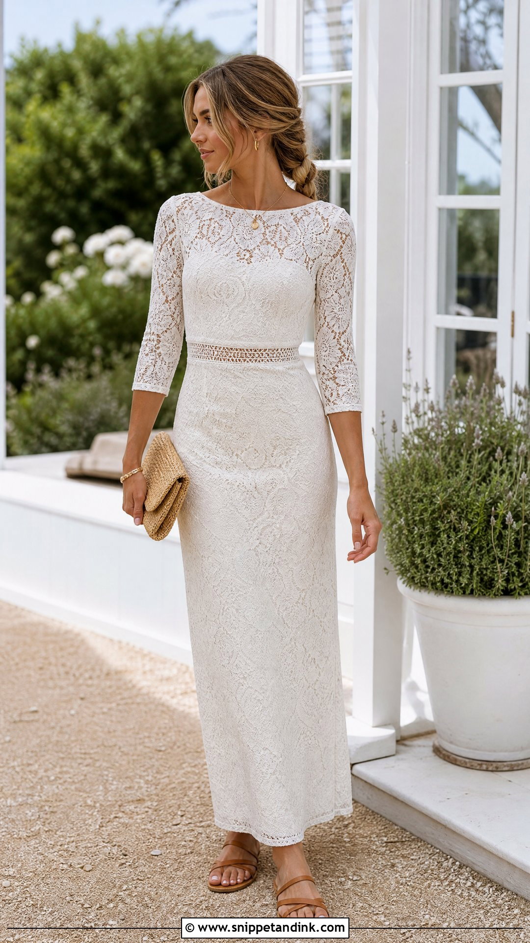 Cotton Lace Wedding Dress - Snippet and Ink - 20 Vintage Bohemian Wedding Dresses