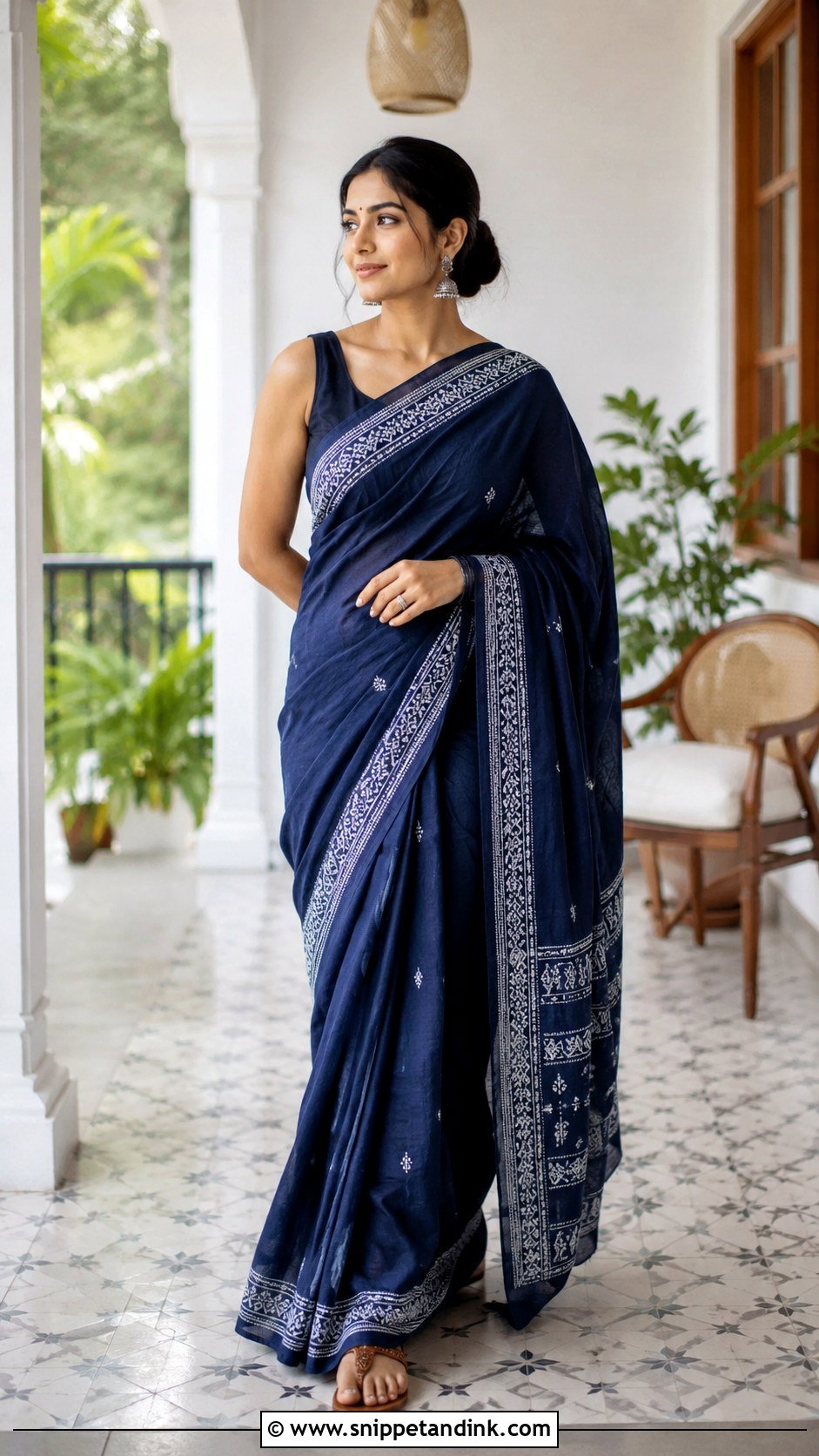 Cotton Saree Look - Snippet and Ink - 25 Indian After Marriage Look Ideas