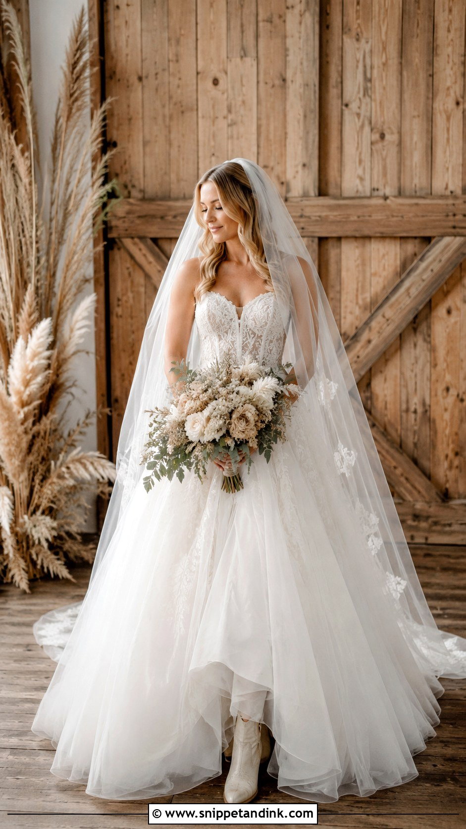 Country Ball Gown Wedding Dress - Snippet and Ink - 25 Country Style Wedding Dresses