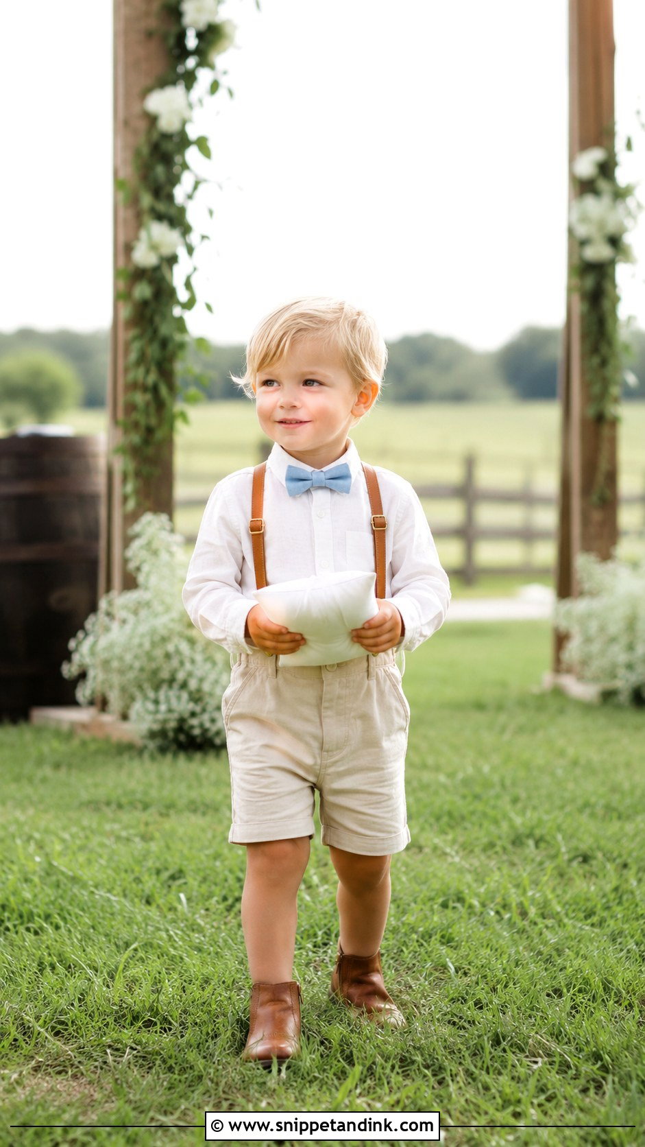 Country Ring Bearer Outfit With Sage Green Vest - Snippet and Ink - 20 Country Ring Bearer Outfit Ideas