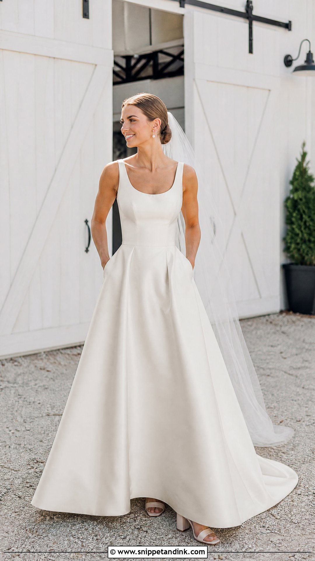 Country Wedding Dress With Pockets - Snippet and Ink - 20 Simple Country Wedding Dresses