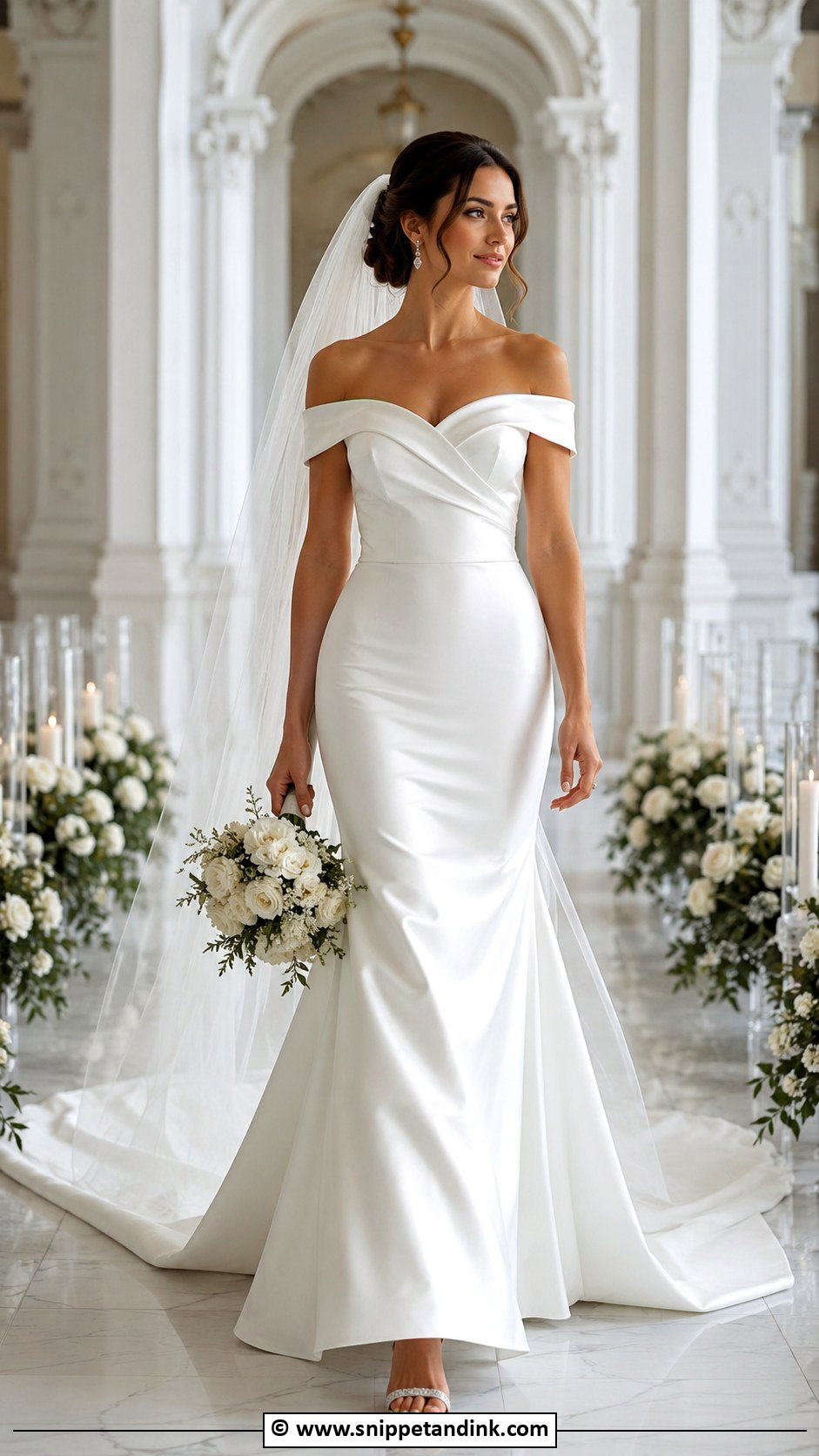 Court Train Wedding Dress - Snippet and Ink - 30 Wedding Dress 2025 Ideas