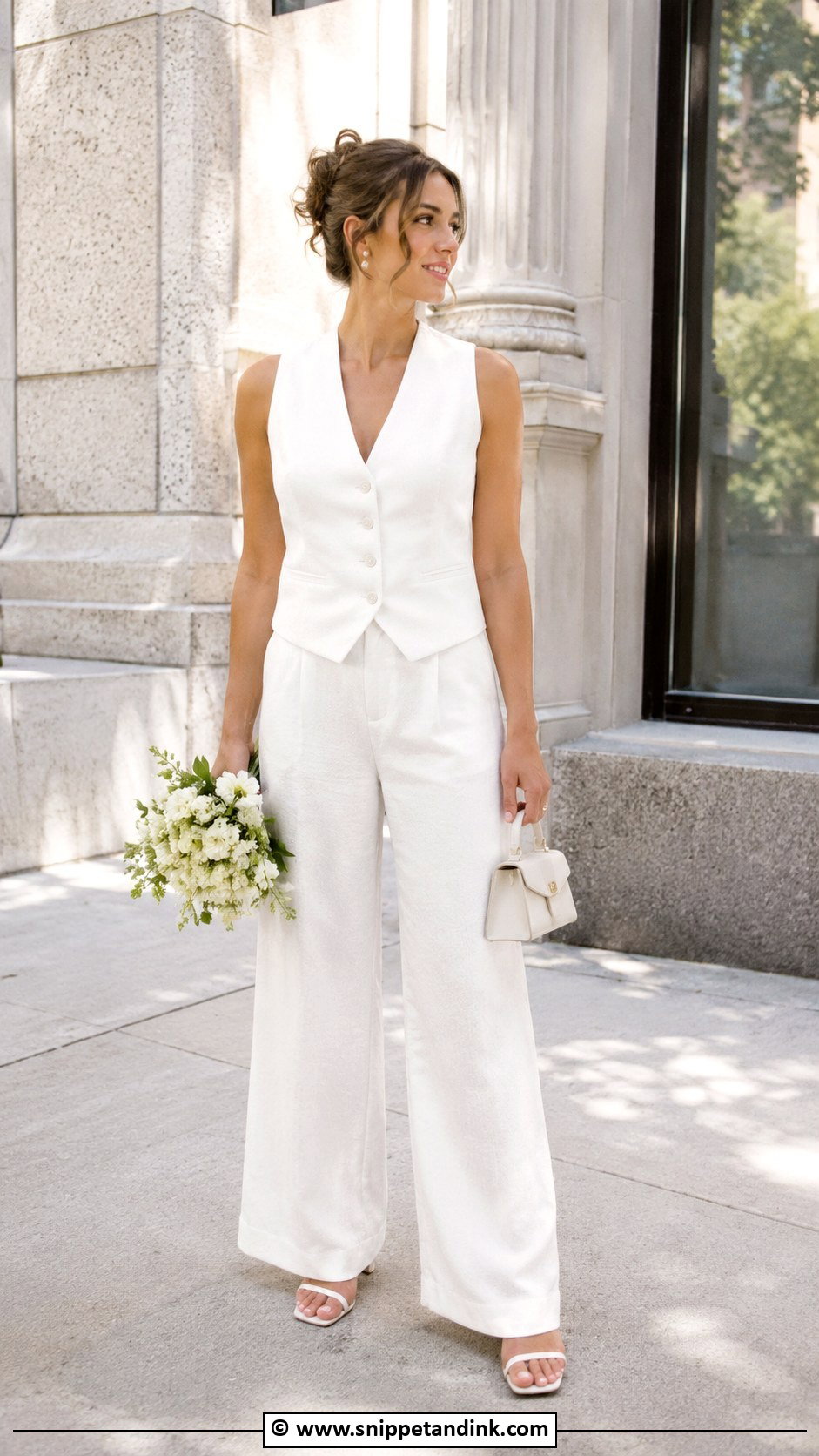 Court Wedding Summer Linen Outfit - Snippet and Ink - 30 Court Wedding Outfit Ideas