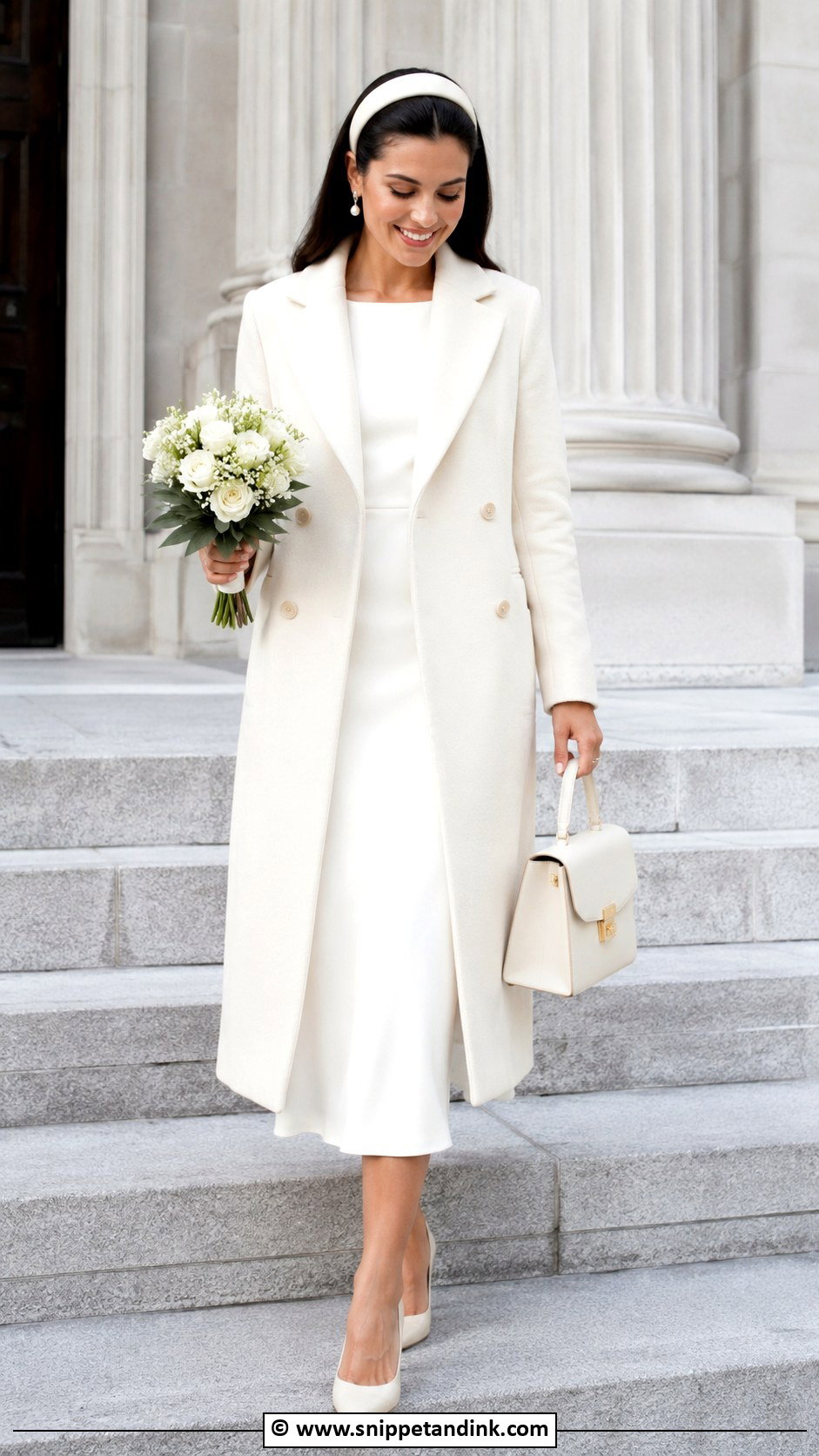 Court Wedding Winter Coat Outfit - Snippet and Ink - 30 Court Wedding Outfit Ideas