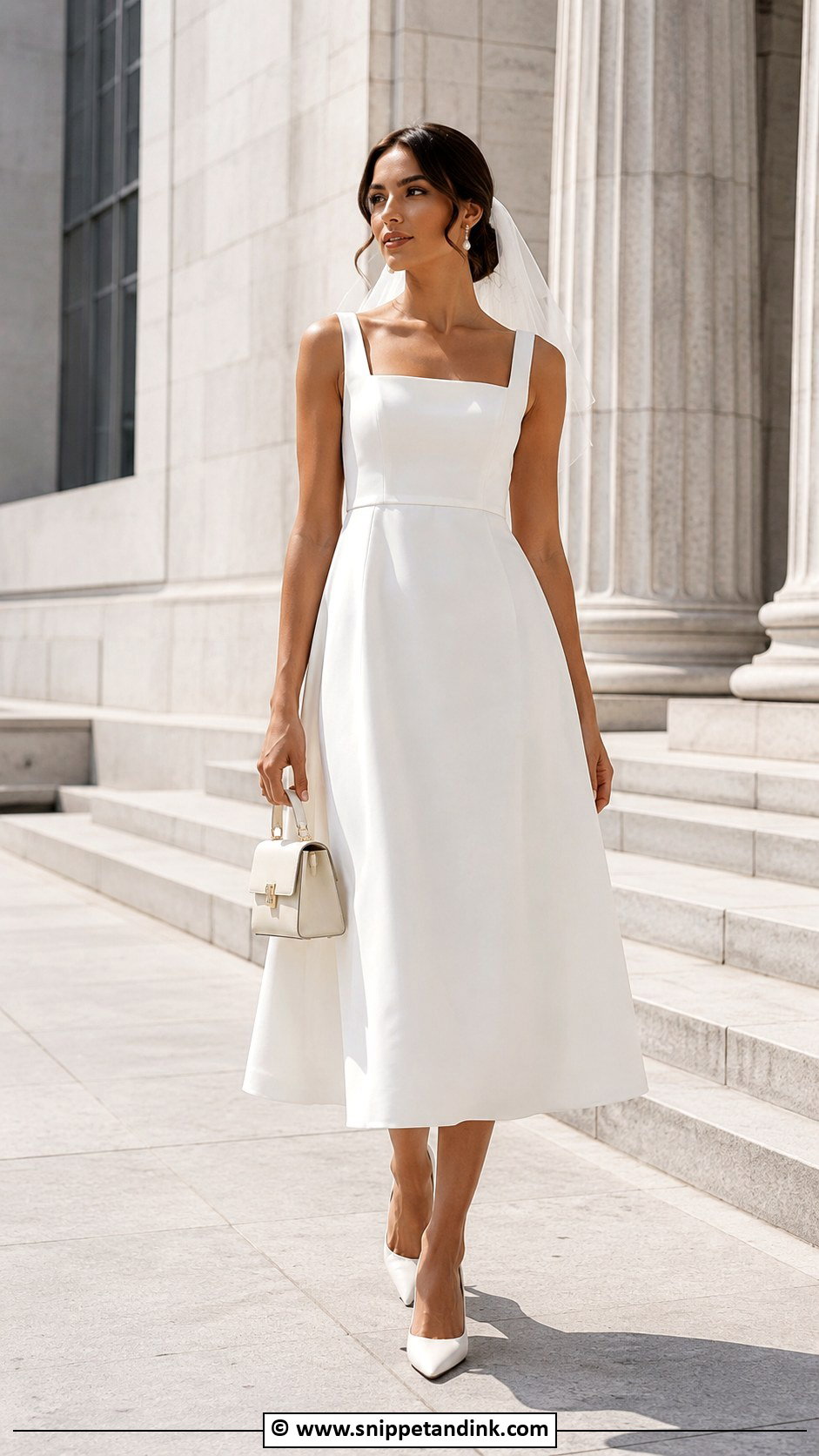 Courthouse Empire Waist Wedding Dress - Snippet and Ink - 30 Empire Waist Wedding Dress Ideas