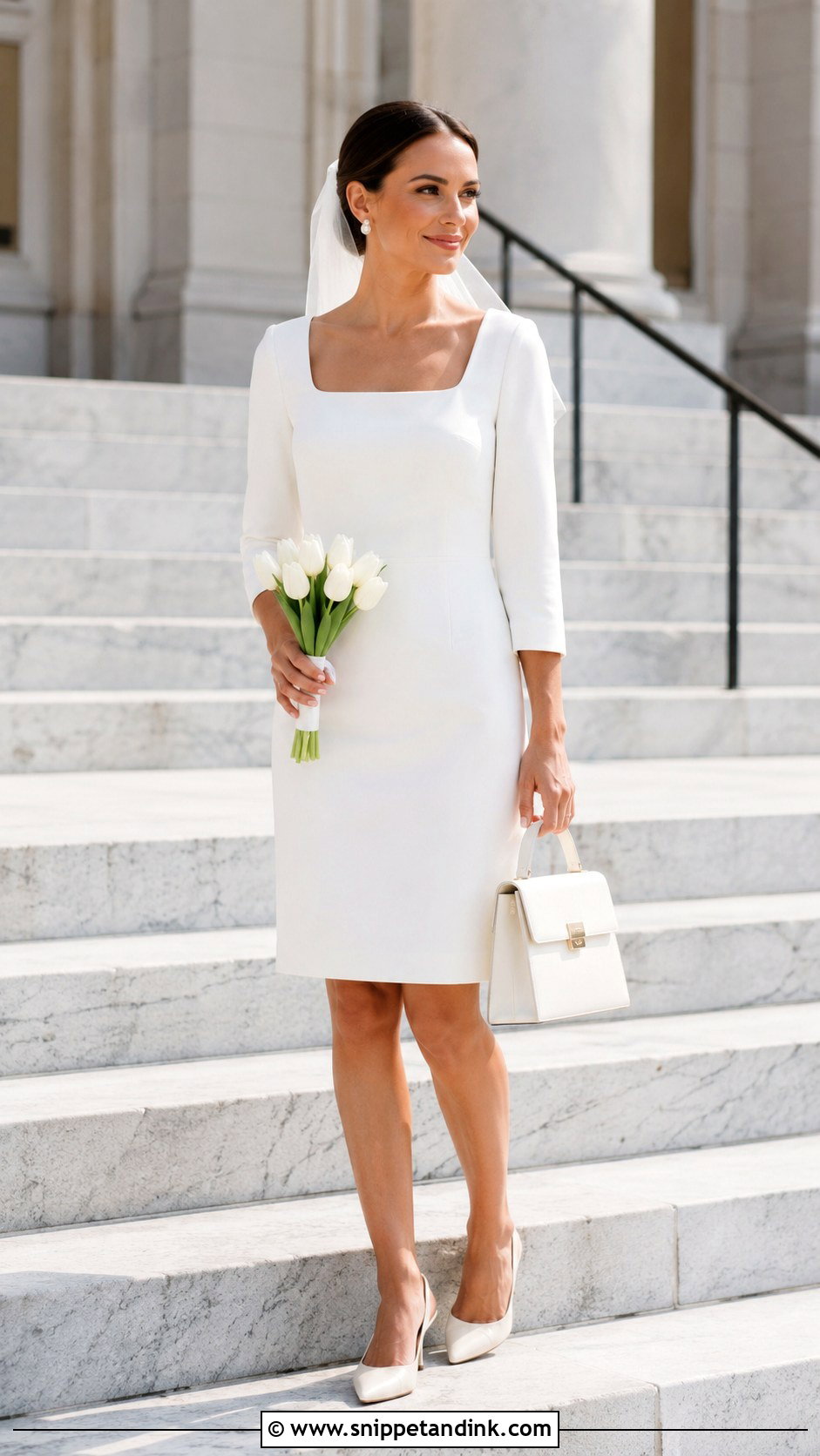 Courthouse Shift Wedding Dress - Snippet and Ink - 20 Classy Simple Bride Dress Ideas
