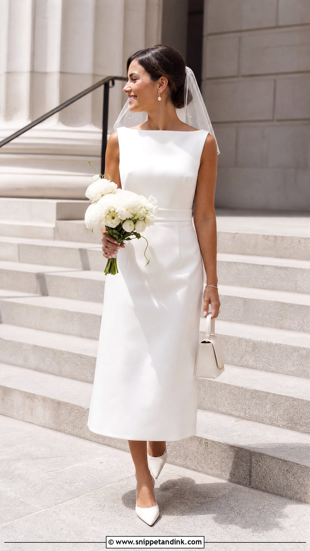 Courthouse Wedding Bride Look - Snippet and Ink - 20 Perfect Bride Ideas