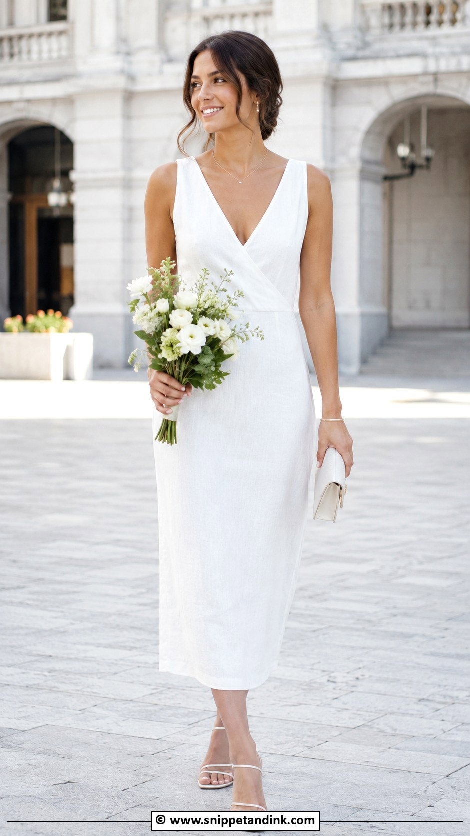 Courthouse Wedding Dress For Summer - Snippet and Ink - 30 Courthouse Wedding Dress Civil Ceremony Ideas