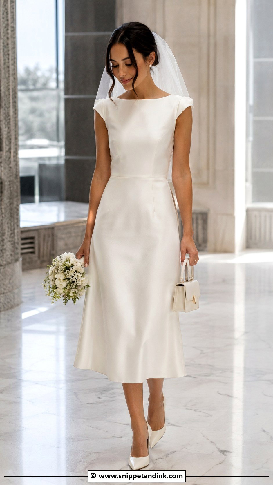 Courthouse Wedding Gown - Snippet and Ink - 25 Minimalist Wedding Gown Ideas