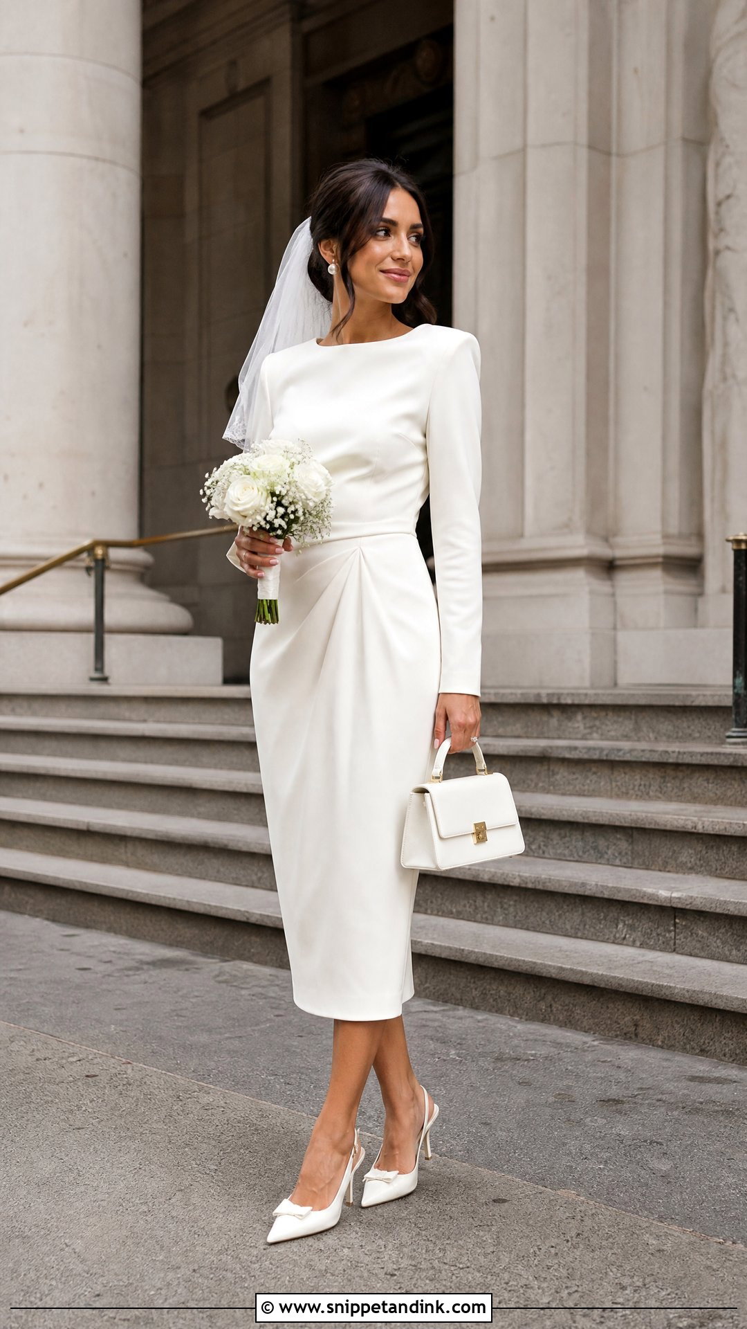 Courthouse Wedding Look - Snippet and Ink - 20 Wedding Lookbook Ideas