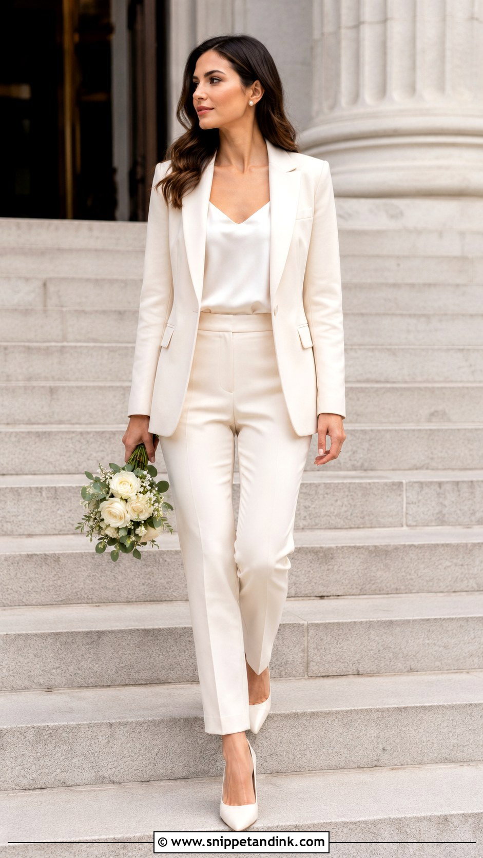 Courthouse Wedding Suit - Snippet and Ink - 25 Women Suits Wedding