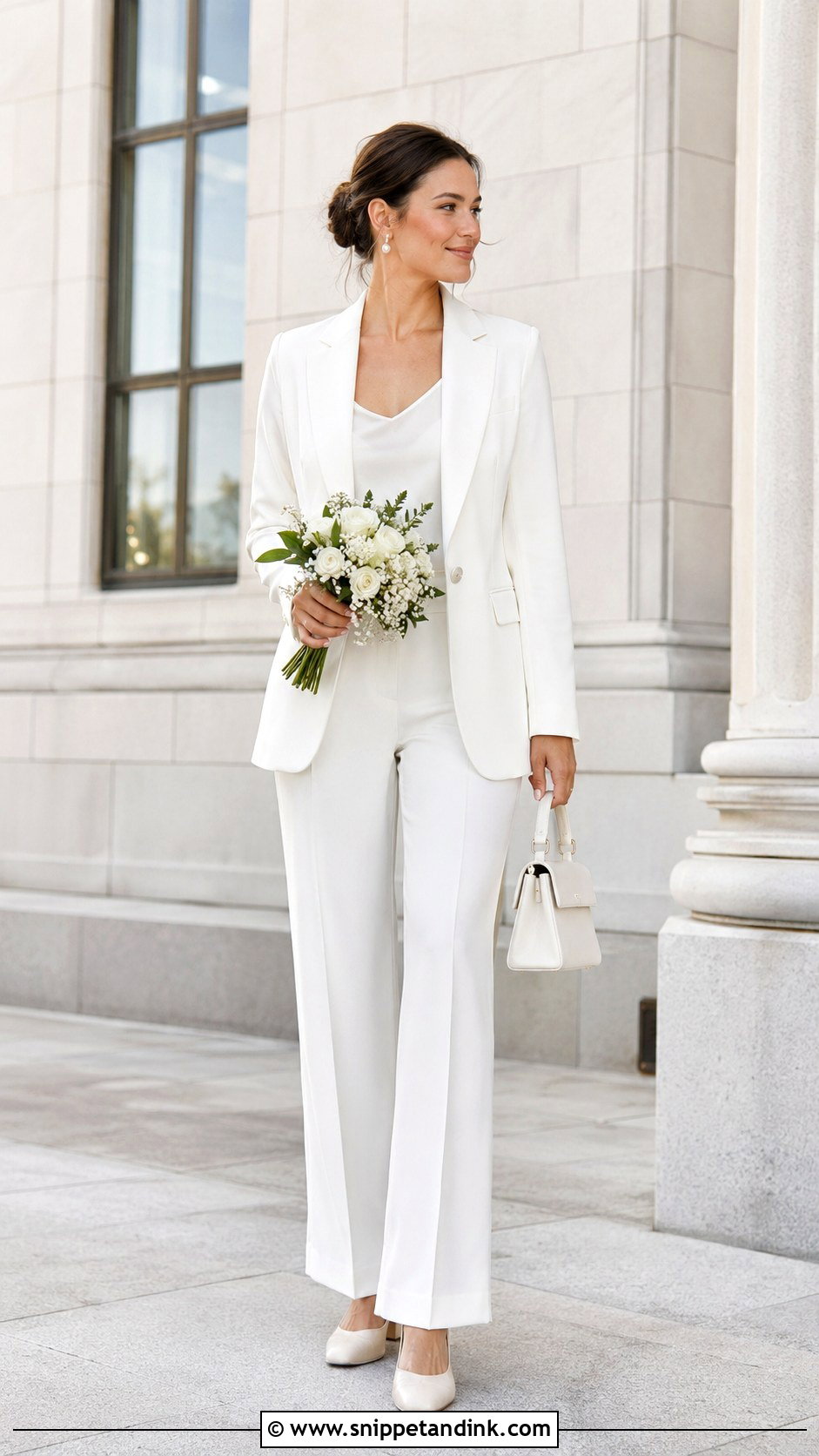 Courthouse Wedding Suit Outfit - Snippet and Ink - 25 Lesbian Wedding Outfits Suits Style